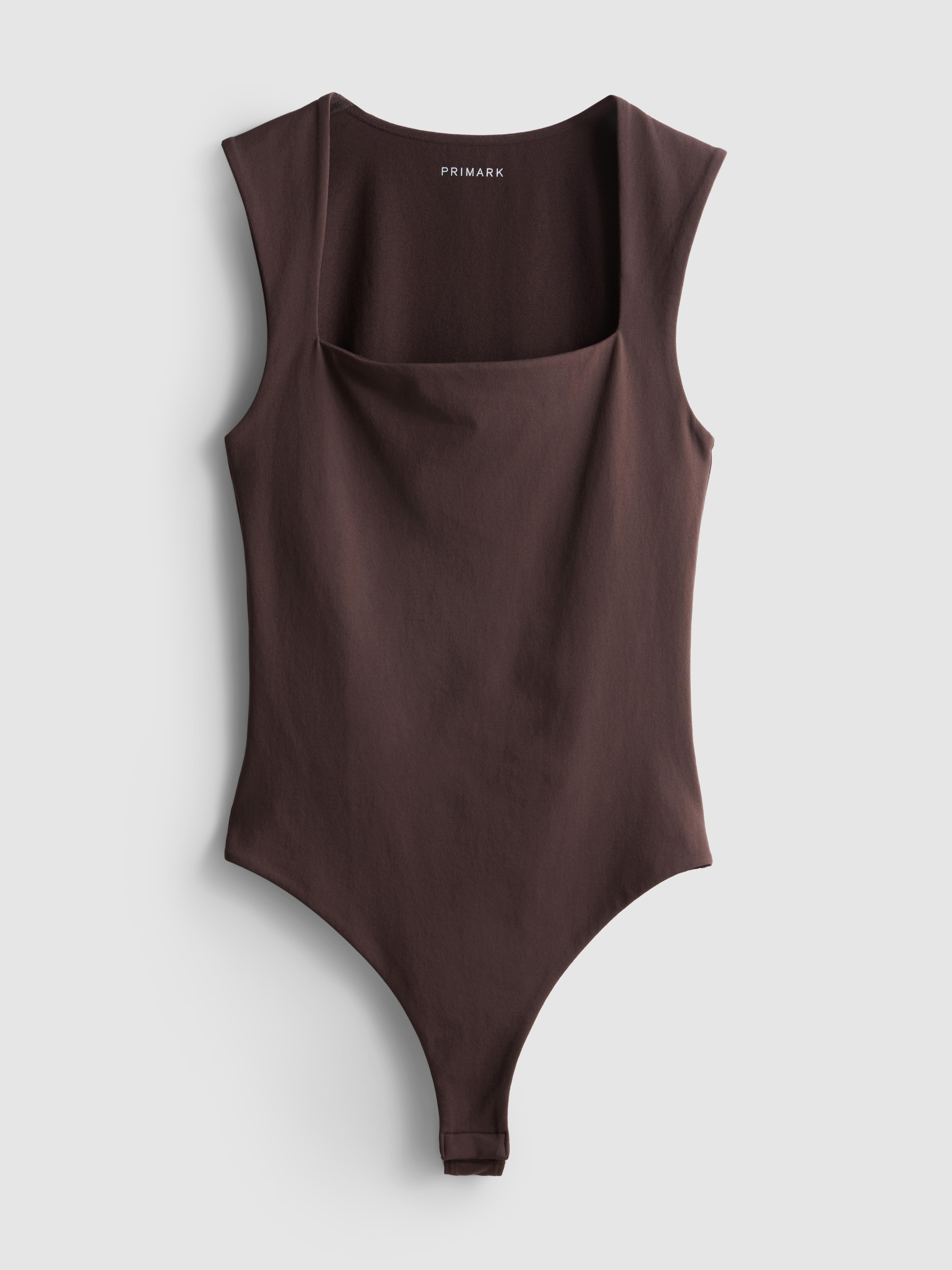 Body sans coutures à encolure carrée