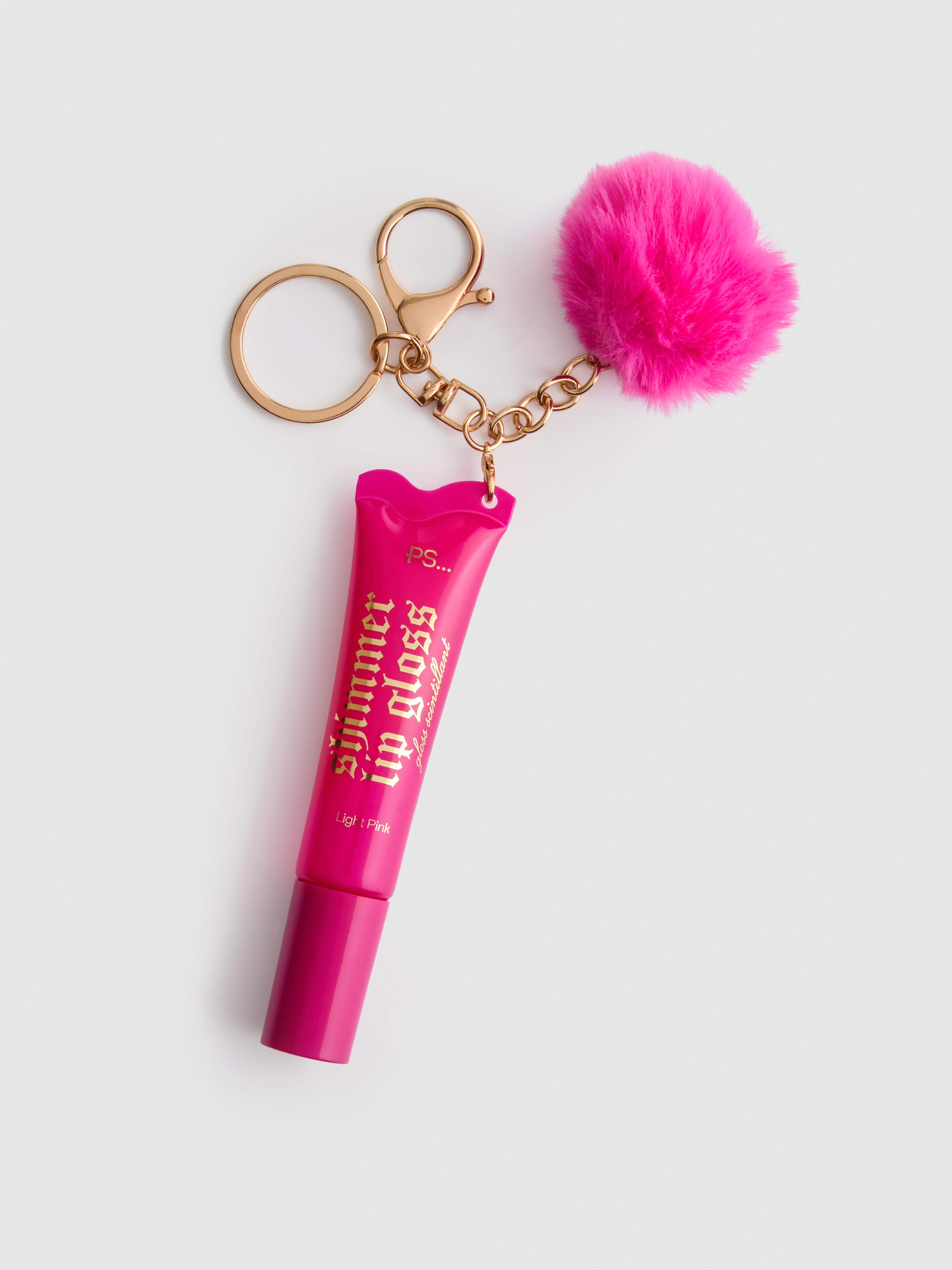 PS... Keychain Shimmer Lip Gloss Tube