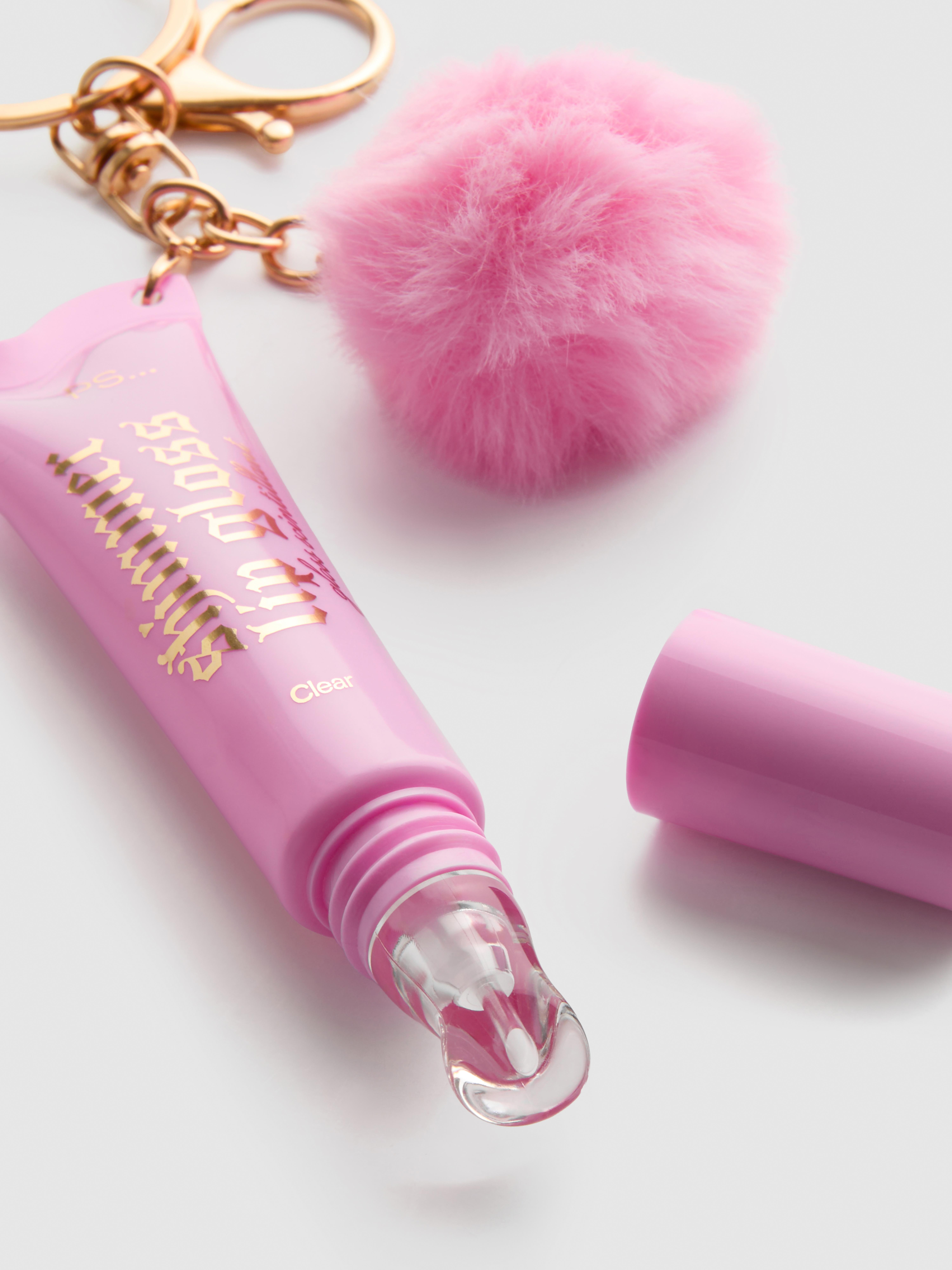 PS... Schimmernder Lipgloss am Schlüsselanhänger