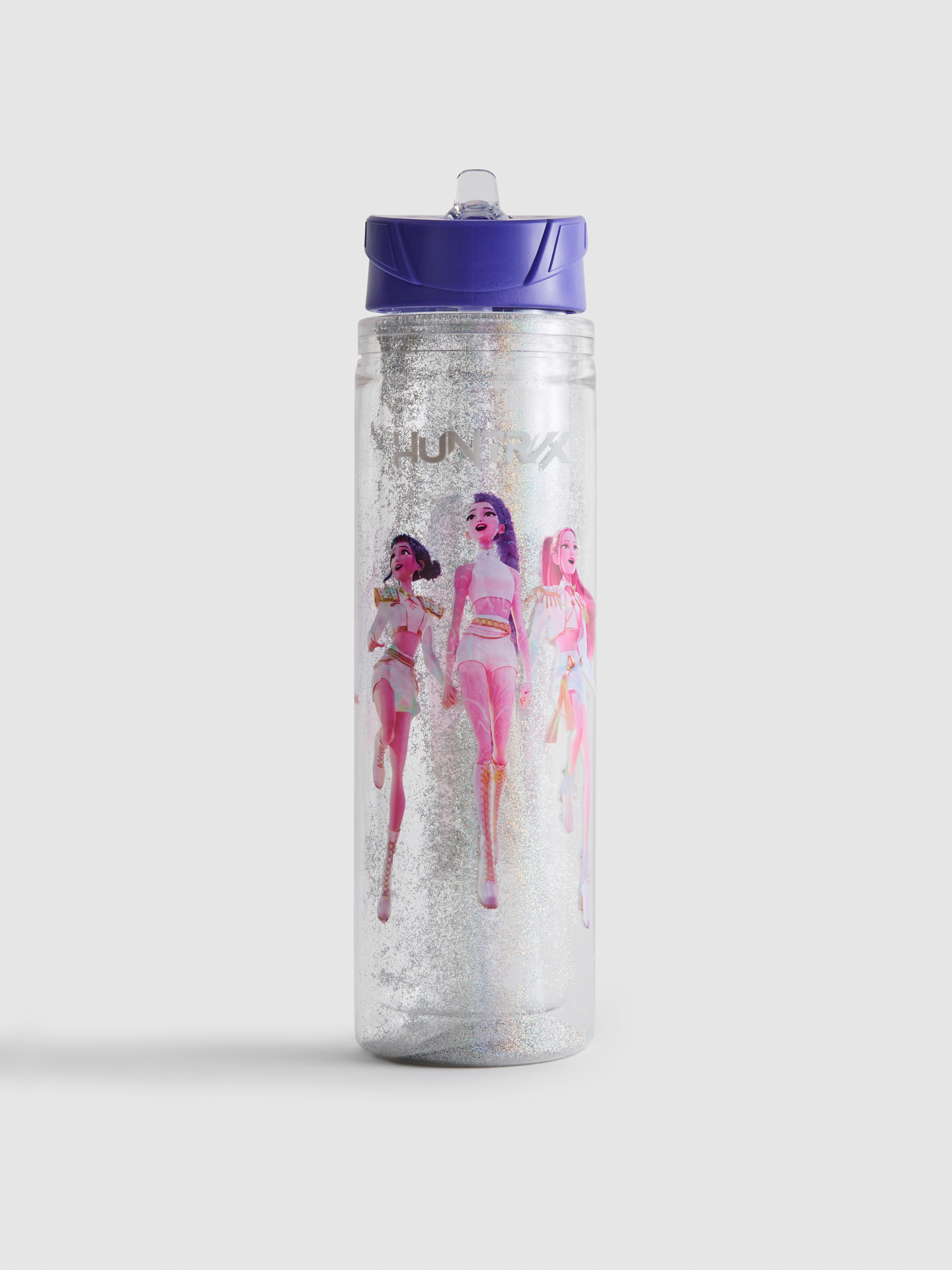 KPop Demon Hunters Glitter Water bottle