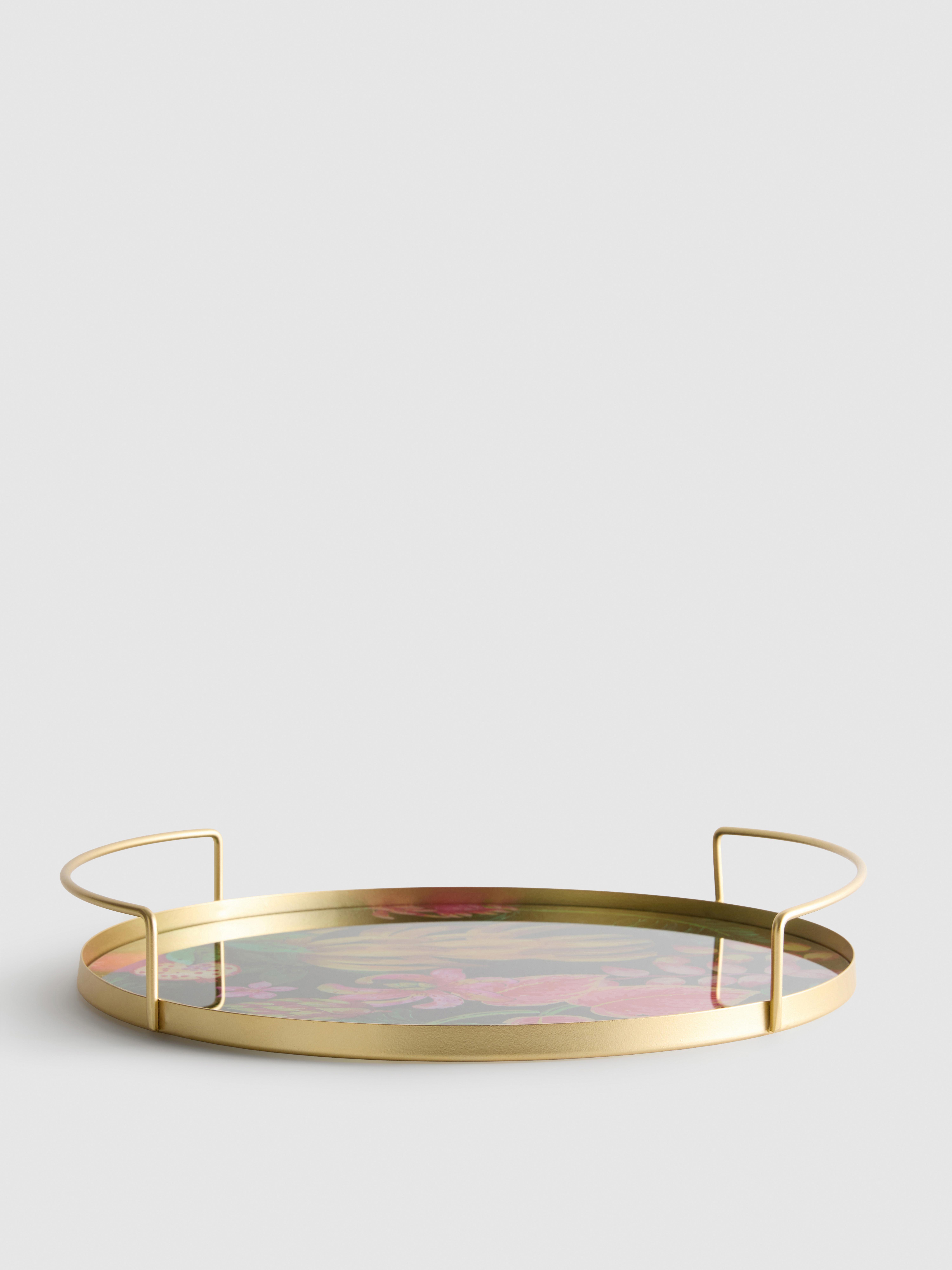 Tabuleiro redondo fruta tropical