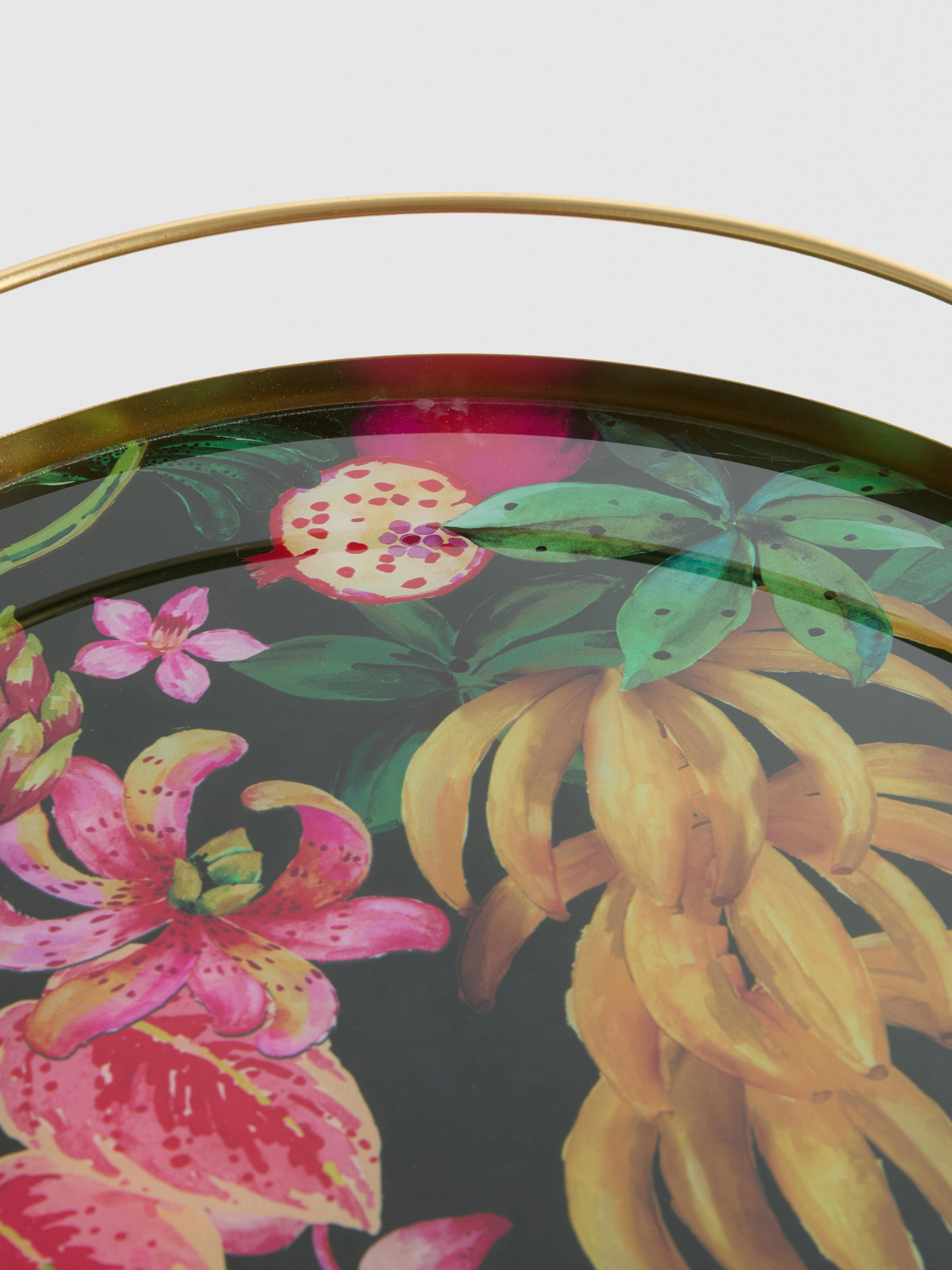 Tabuleiro redondo fruta tropical