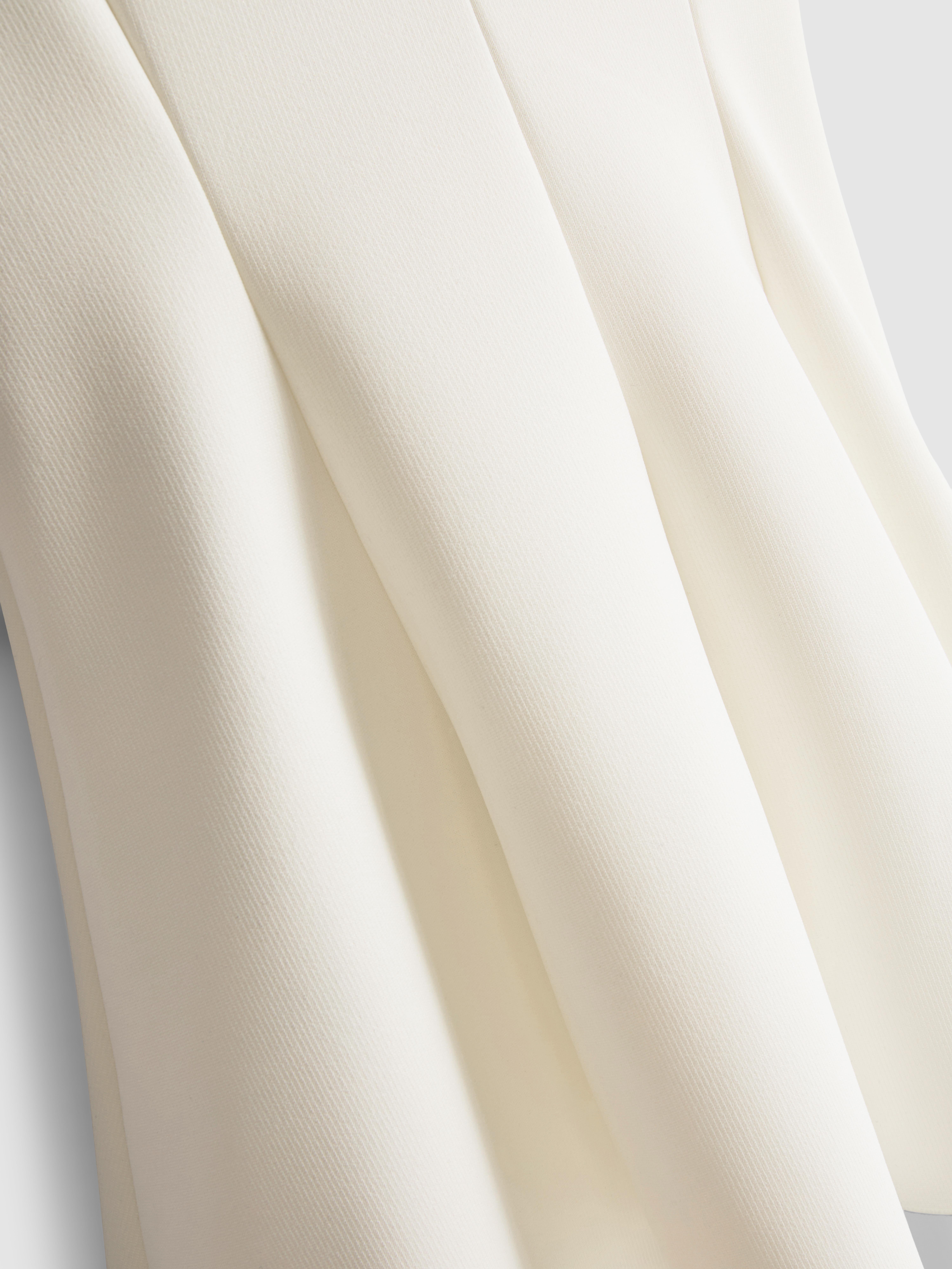 Women's White Crepe Sweetheart Peplum Top | Primark