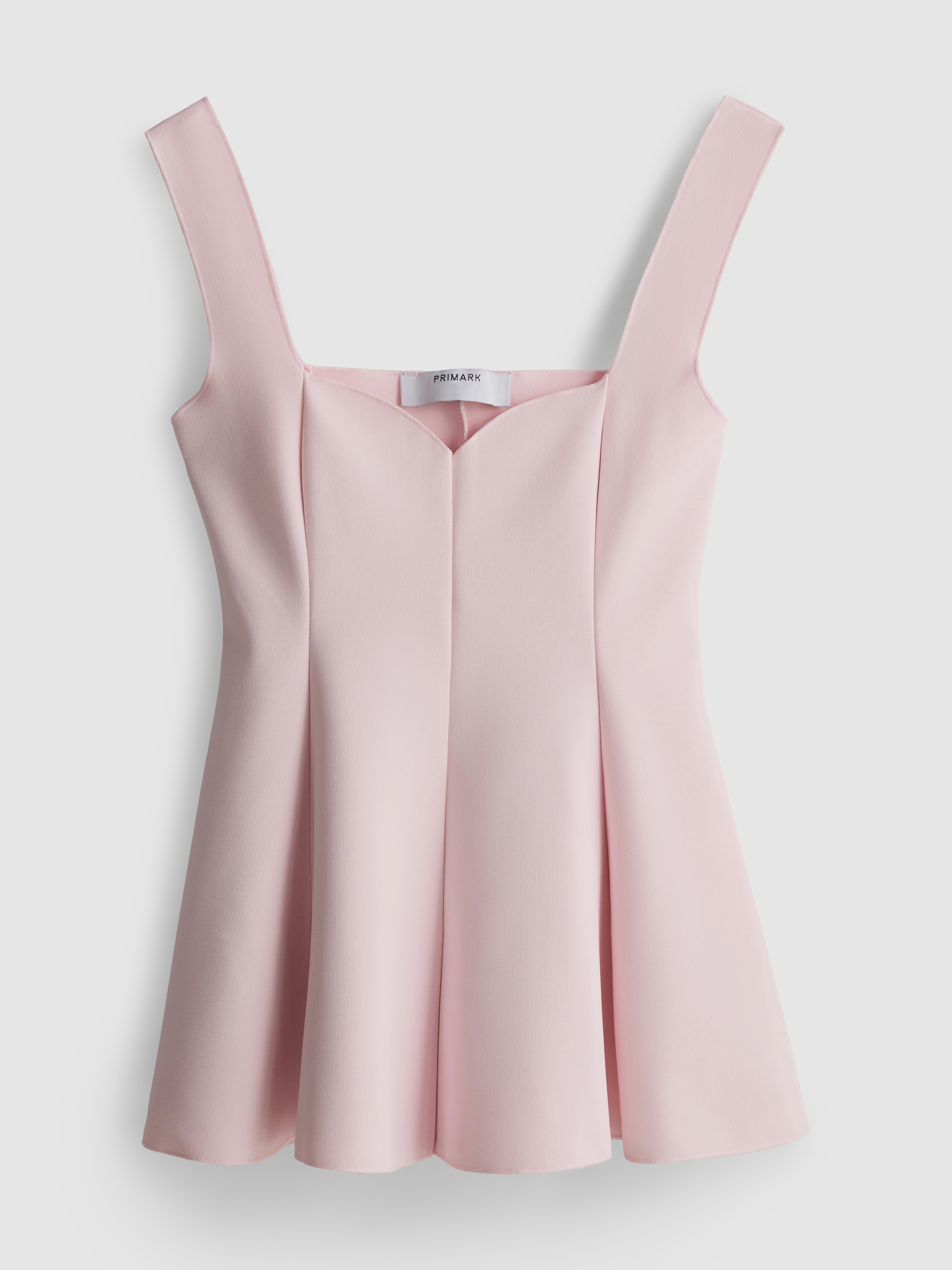 Crepe Sweetheart Peplum Top