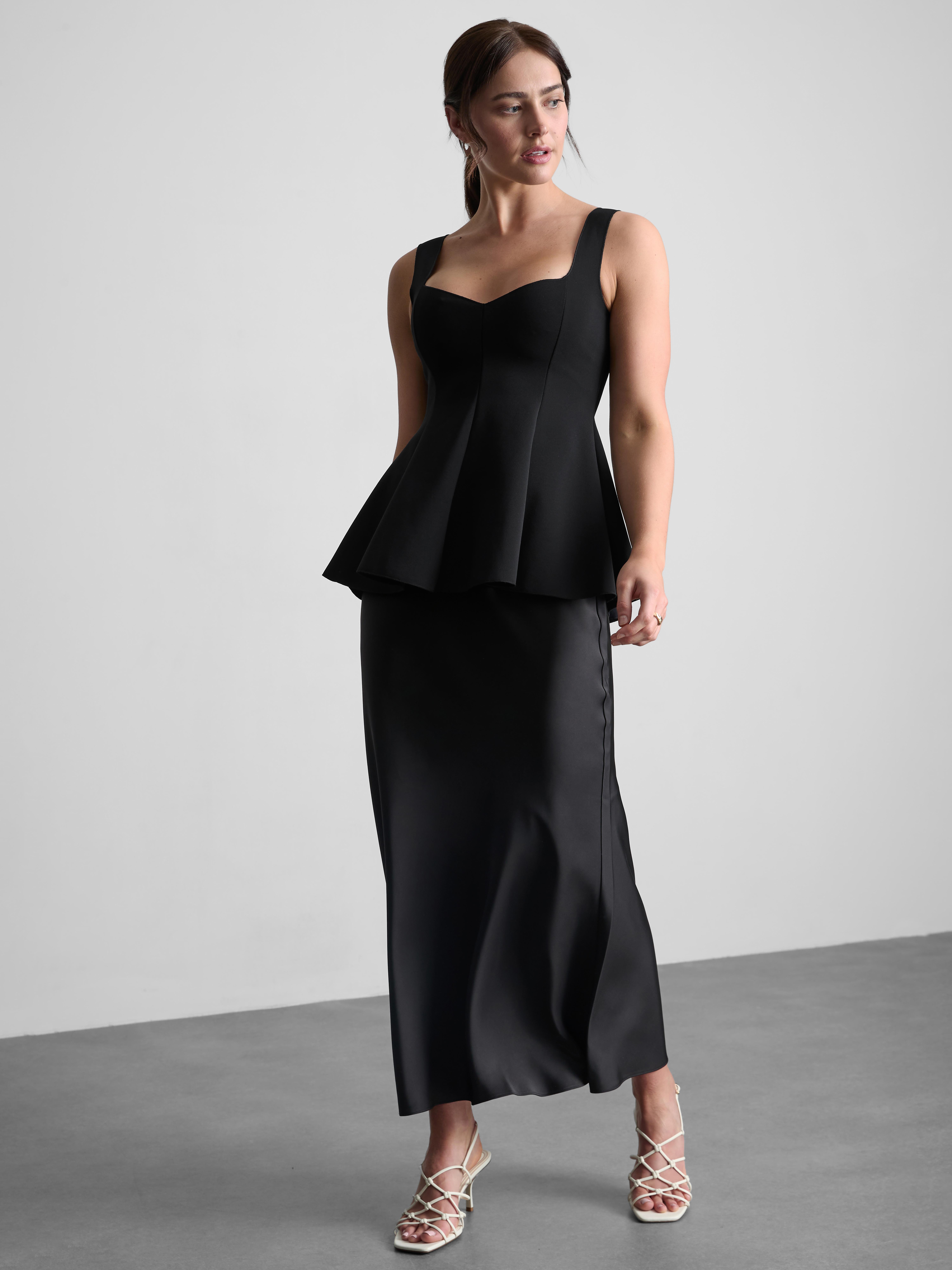 お値下げ！Heve ヘイブ　Arch Peplum knit black Sorelle Peplum Jacket - Black – The Frankie Shop