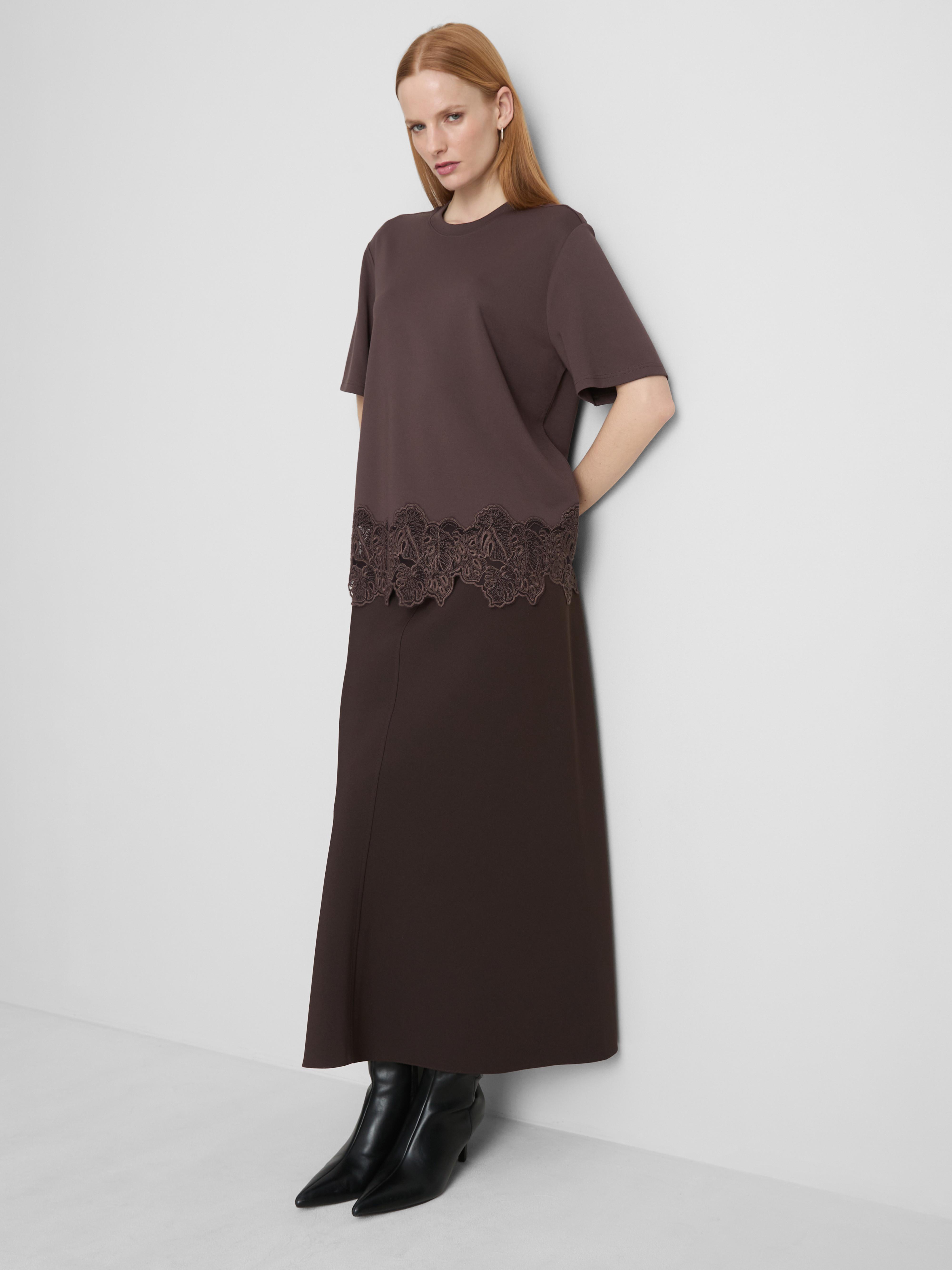 Majica s čipkastim robom The Edit