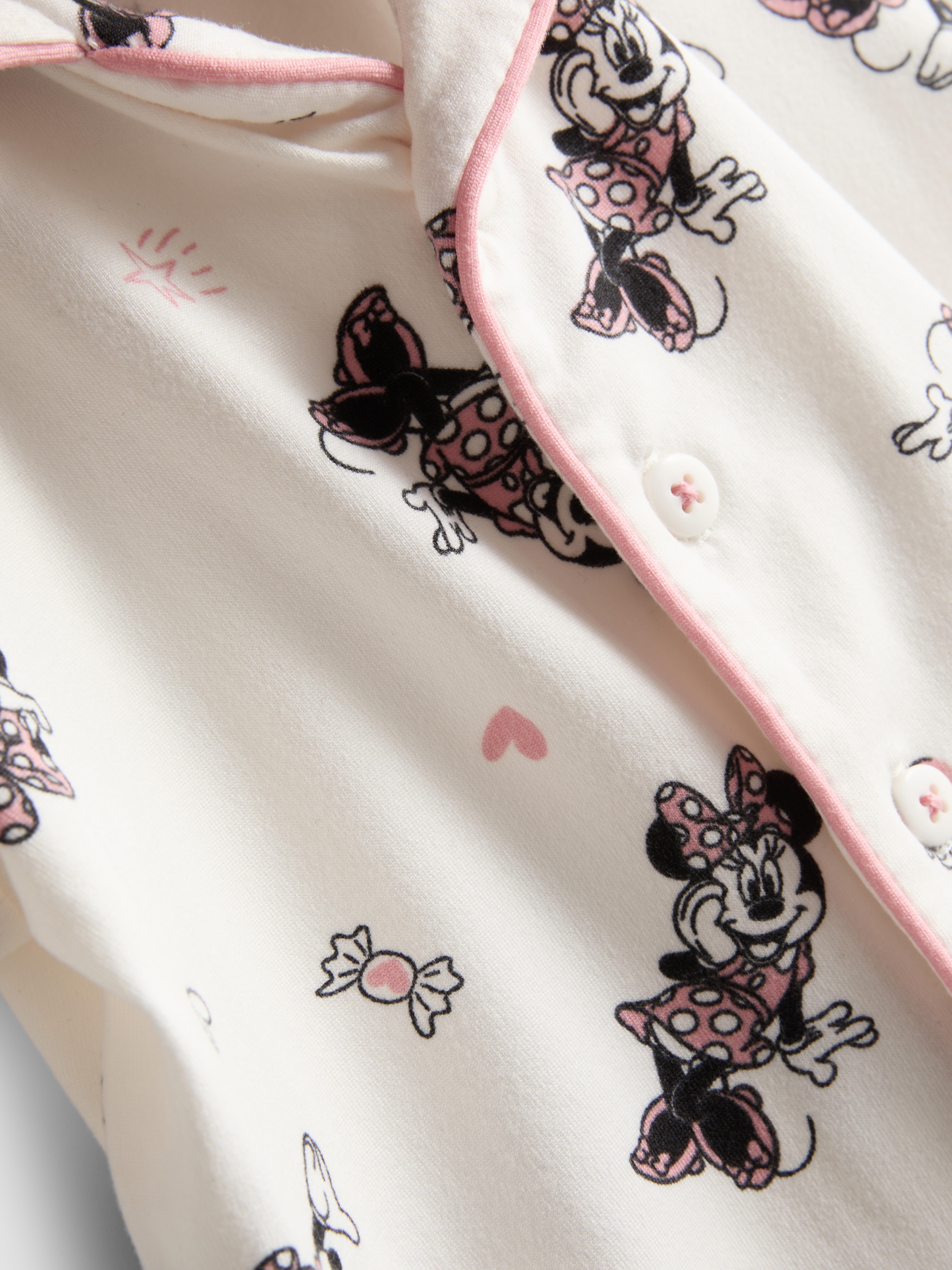 0 - 36 luni | Pijamale scurte cu cămașă Minnie Mouse de la Disney