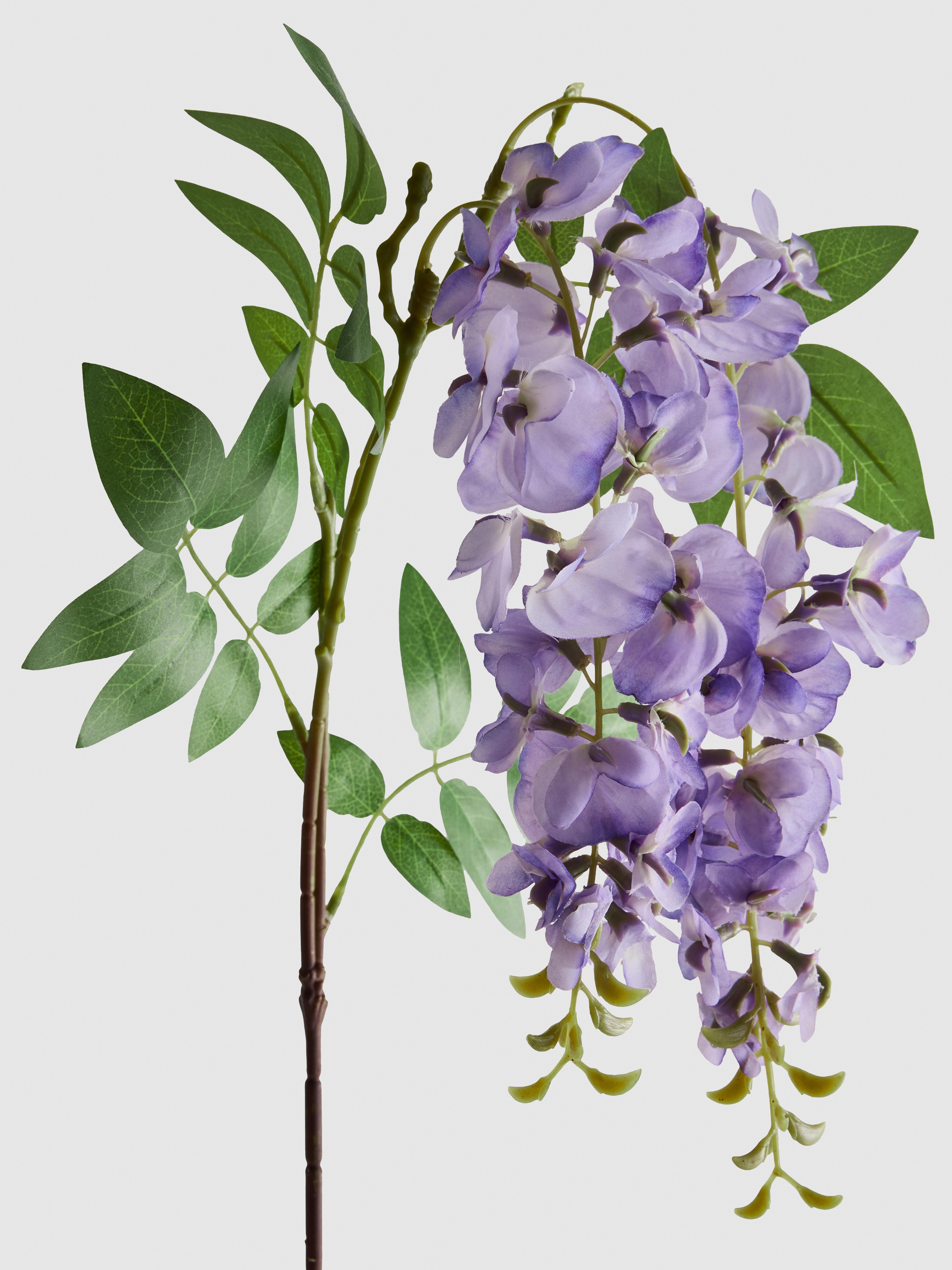 Décoration à tige unique glycine artificielle