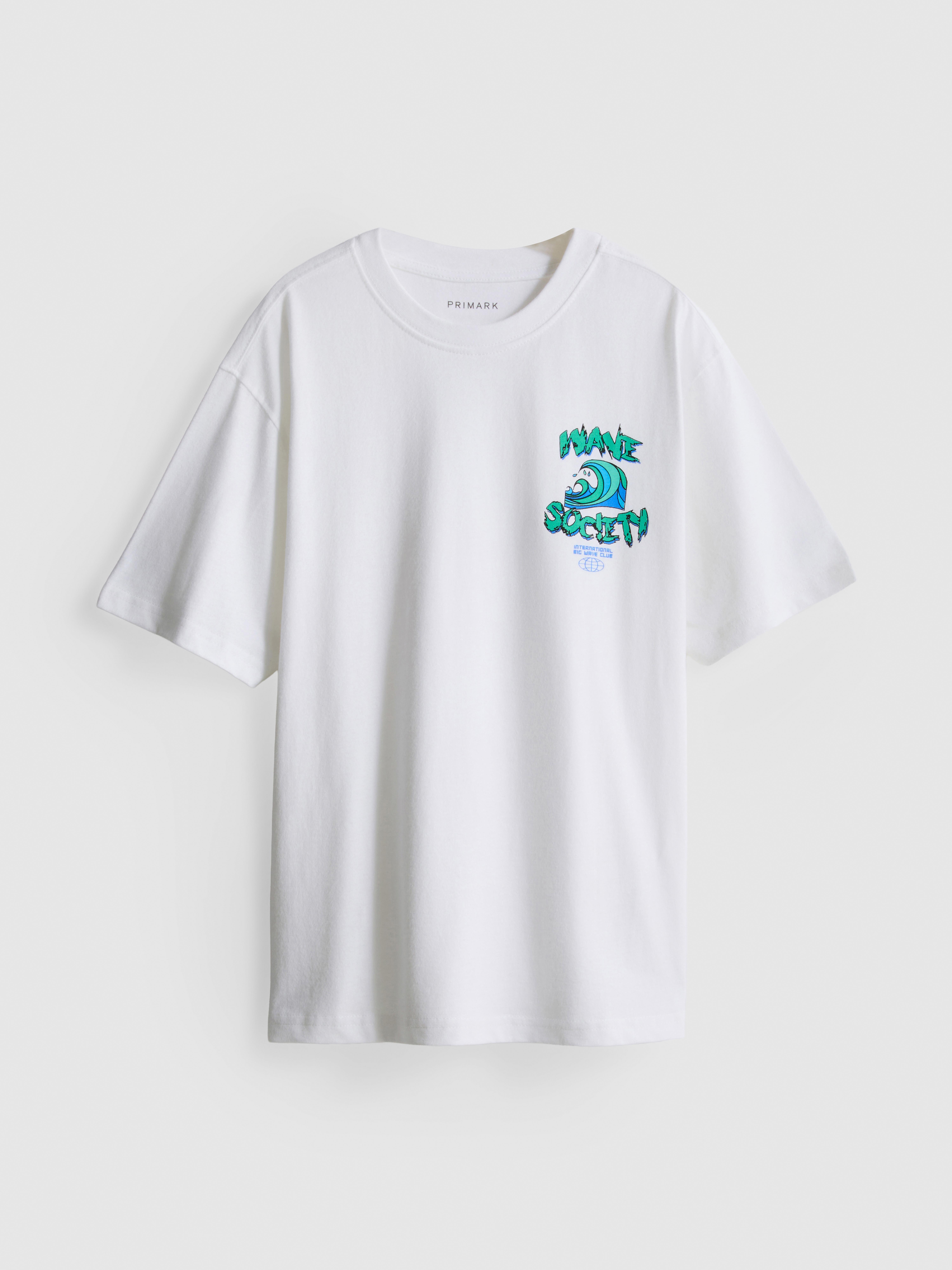 7-15 años | Camiseta gráfica de algodón puro