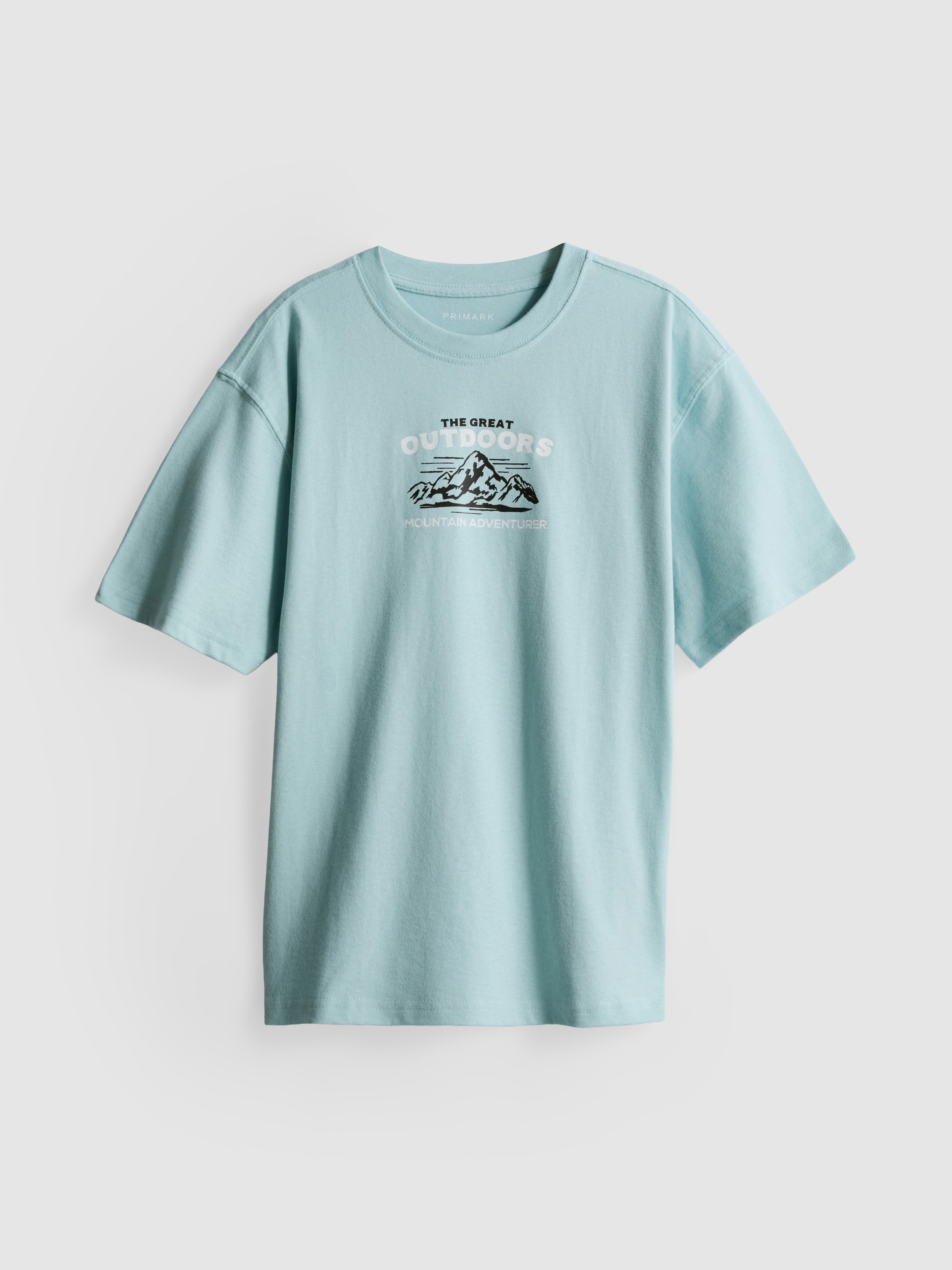 7 - 15 ani | Tricou din bumbac pur cu imprimeu Verde