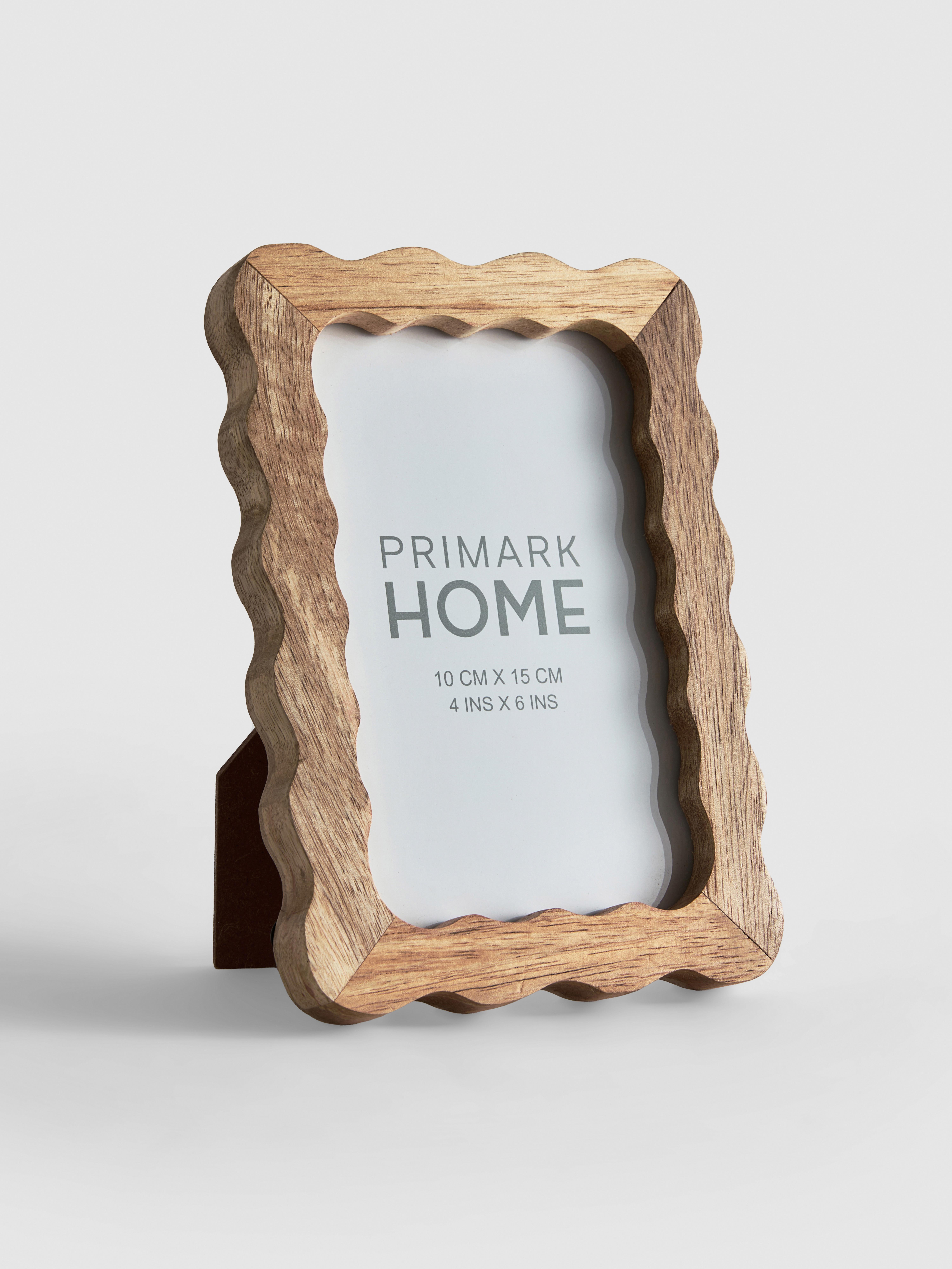 Wavy Wooden  Picture Frame | 10cm x 15cm (4in x 6in)