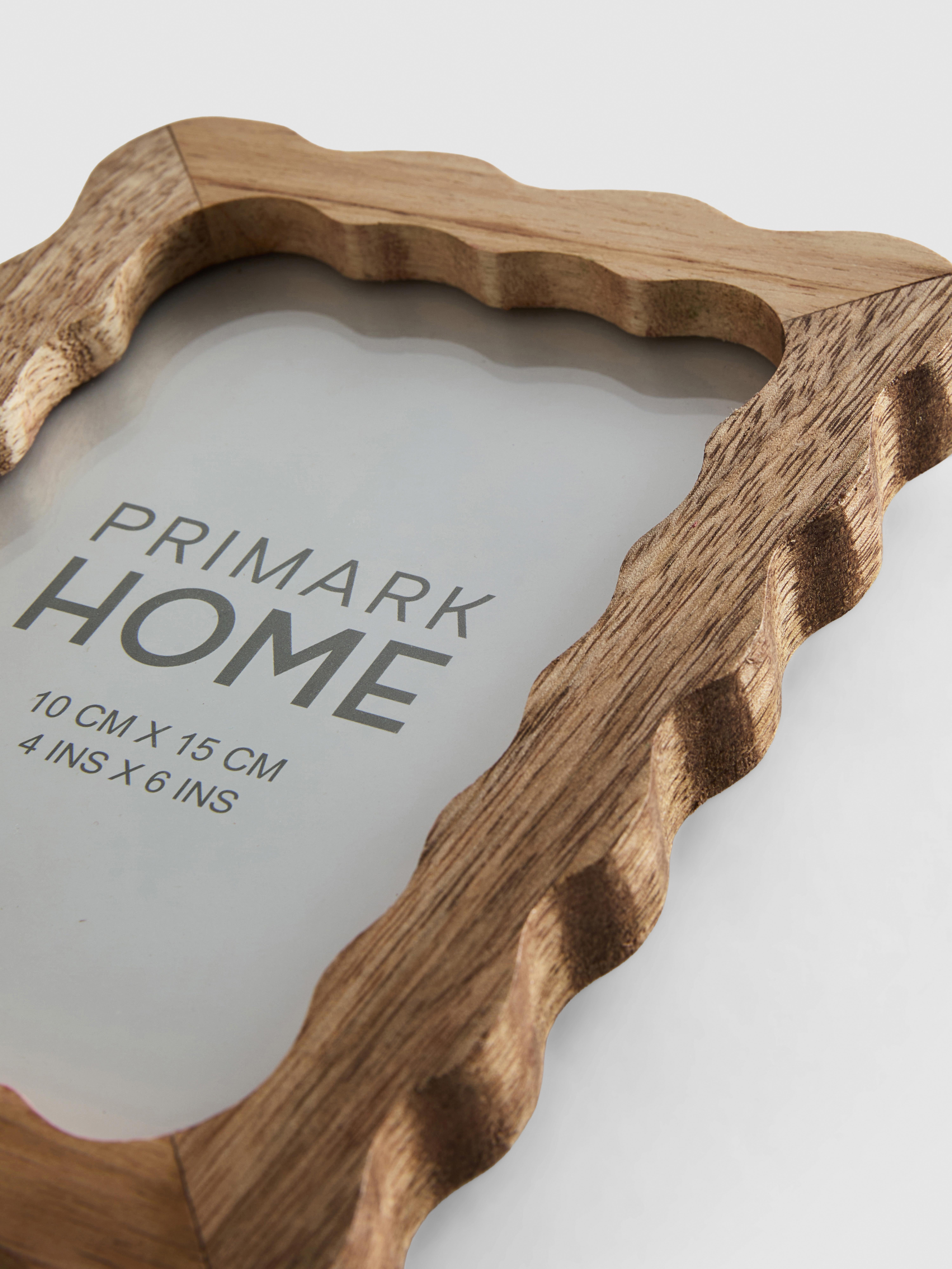 Wavy Wooden  Picture Frame | 10cm x 15cm (4in x 6in)