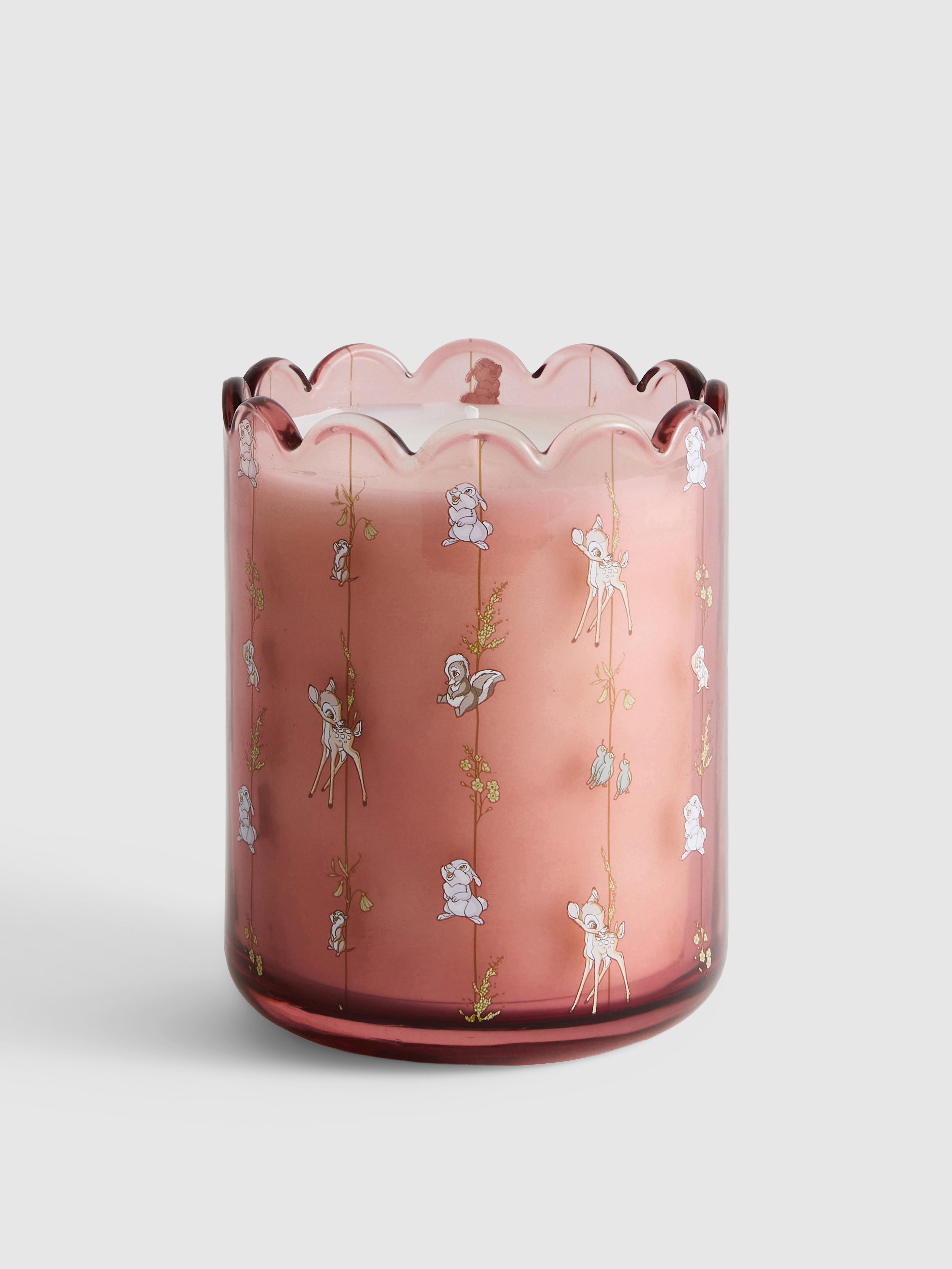 Candela in vasetto di vetro Bambi Disney