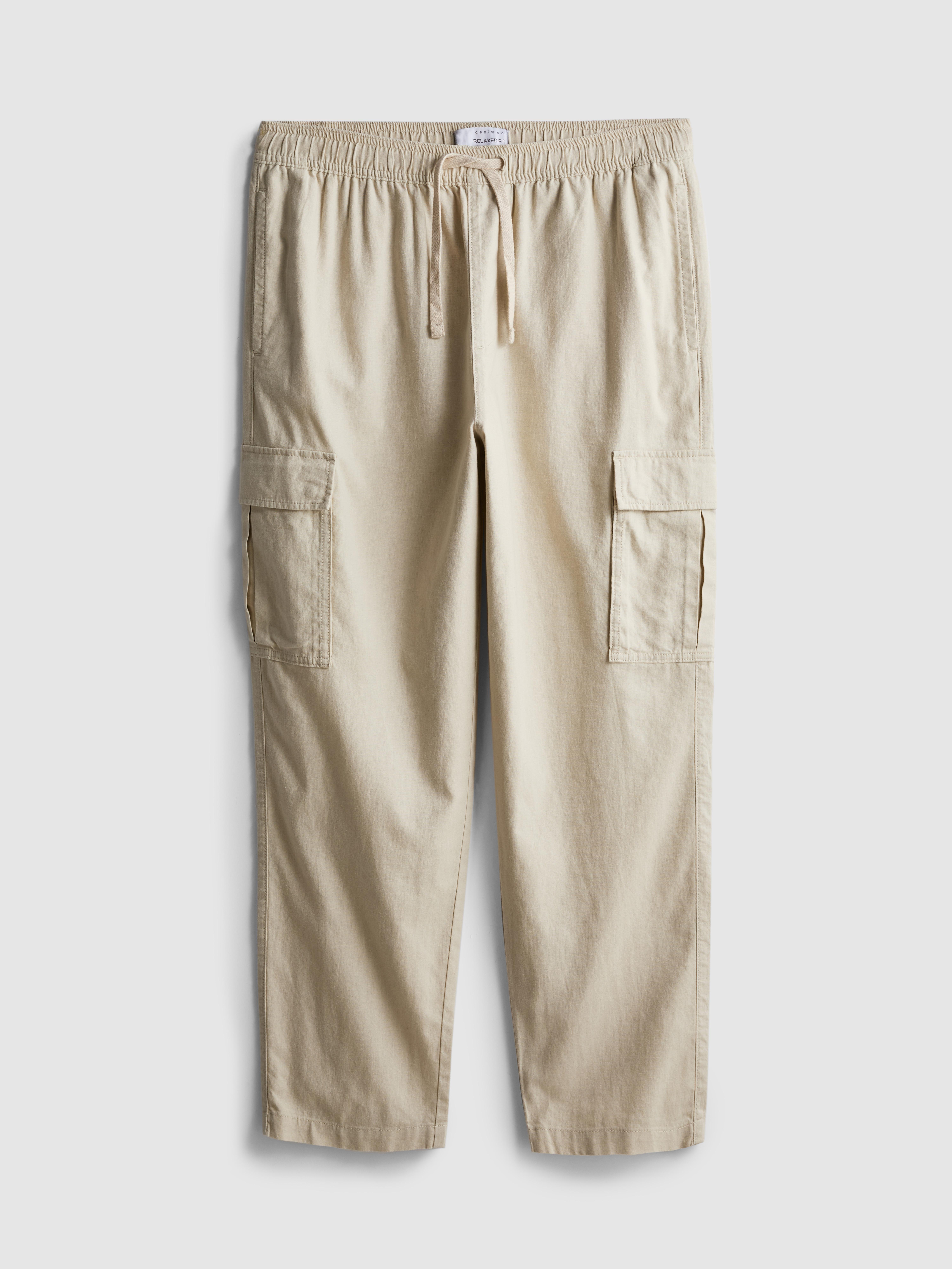 Pantalon cargo à cordon de serrage