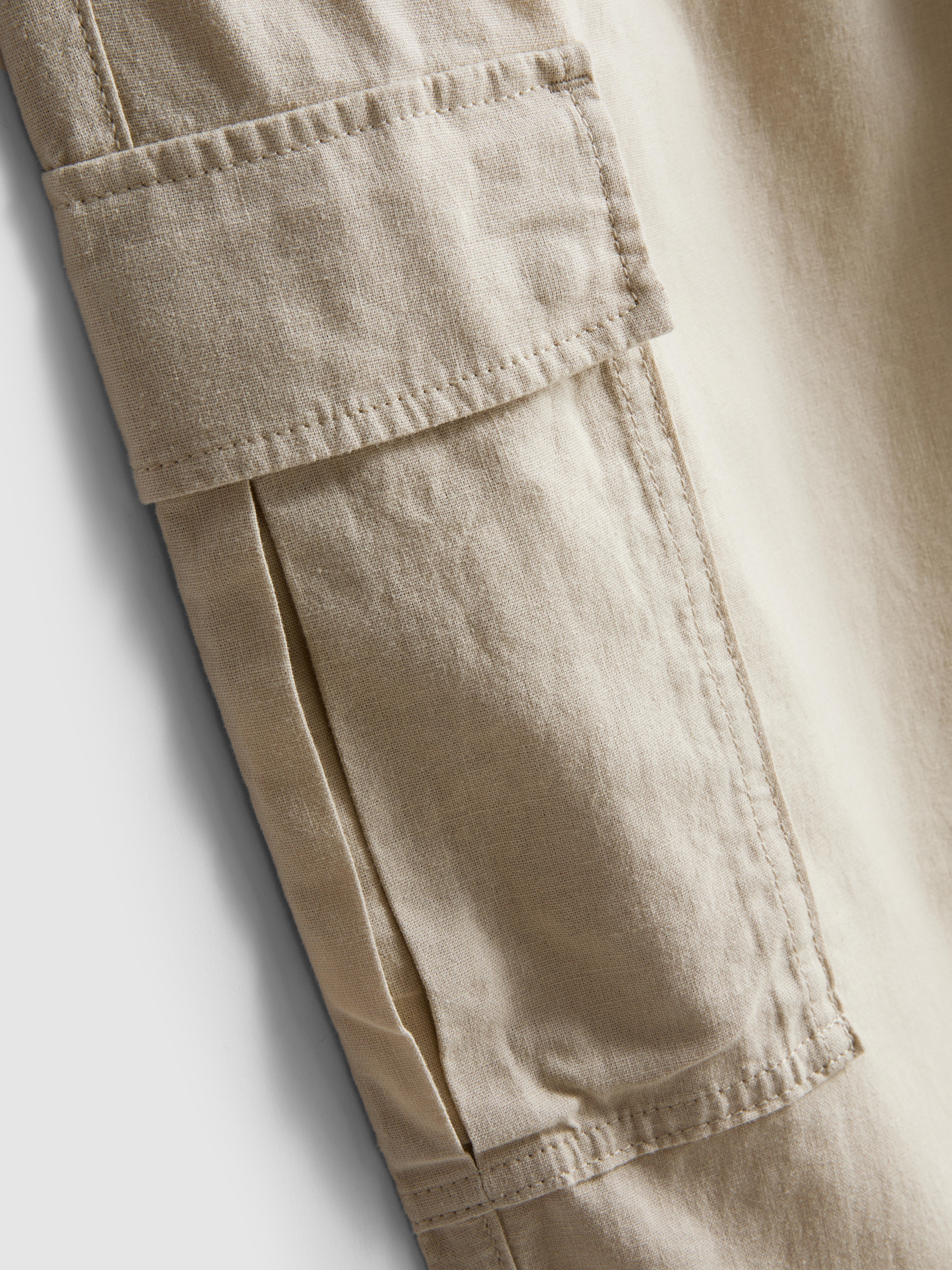 Pantalon cargo à cordon de serrage