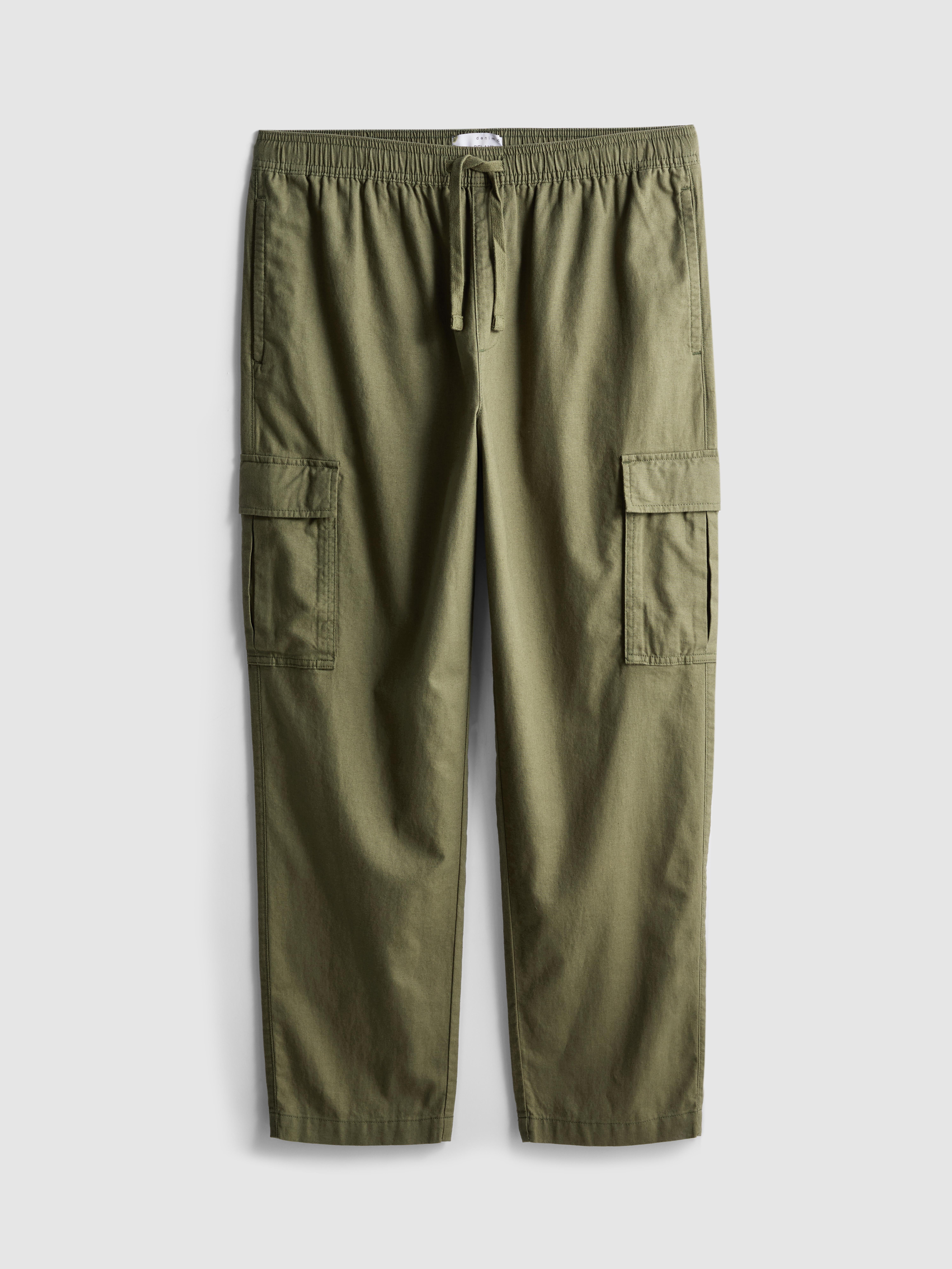 Pantalon cargo à cordon de serrage