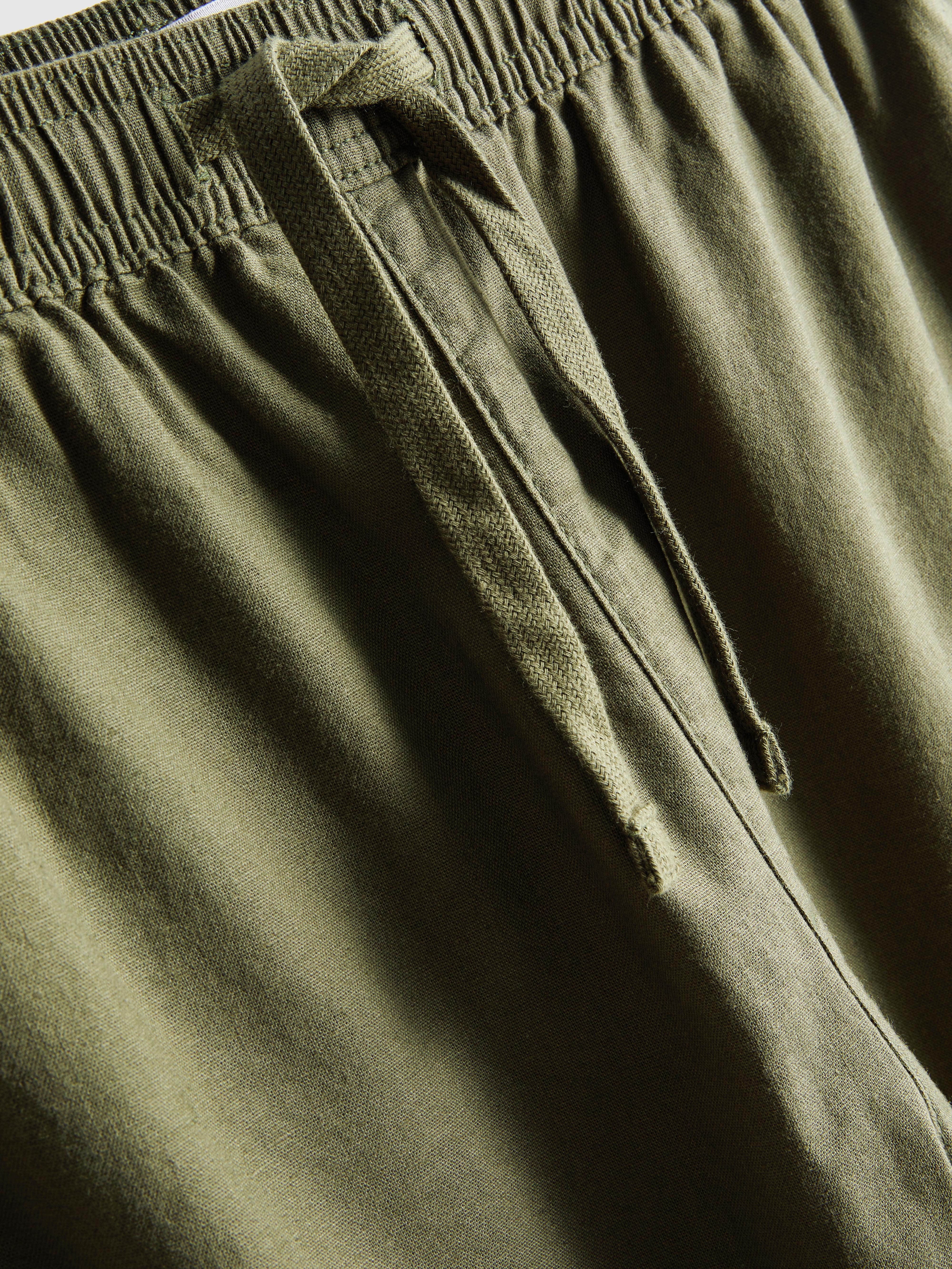 Pantalon cargo à cordon de serrage
