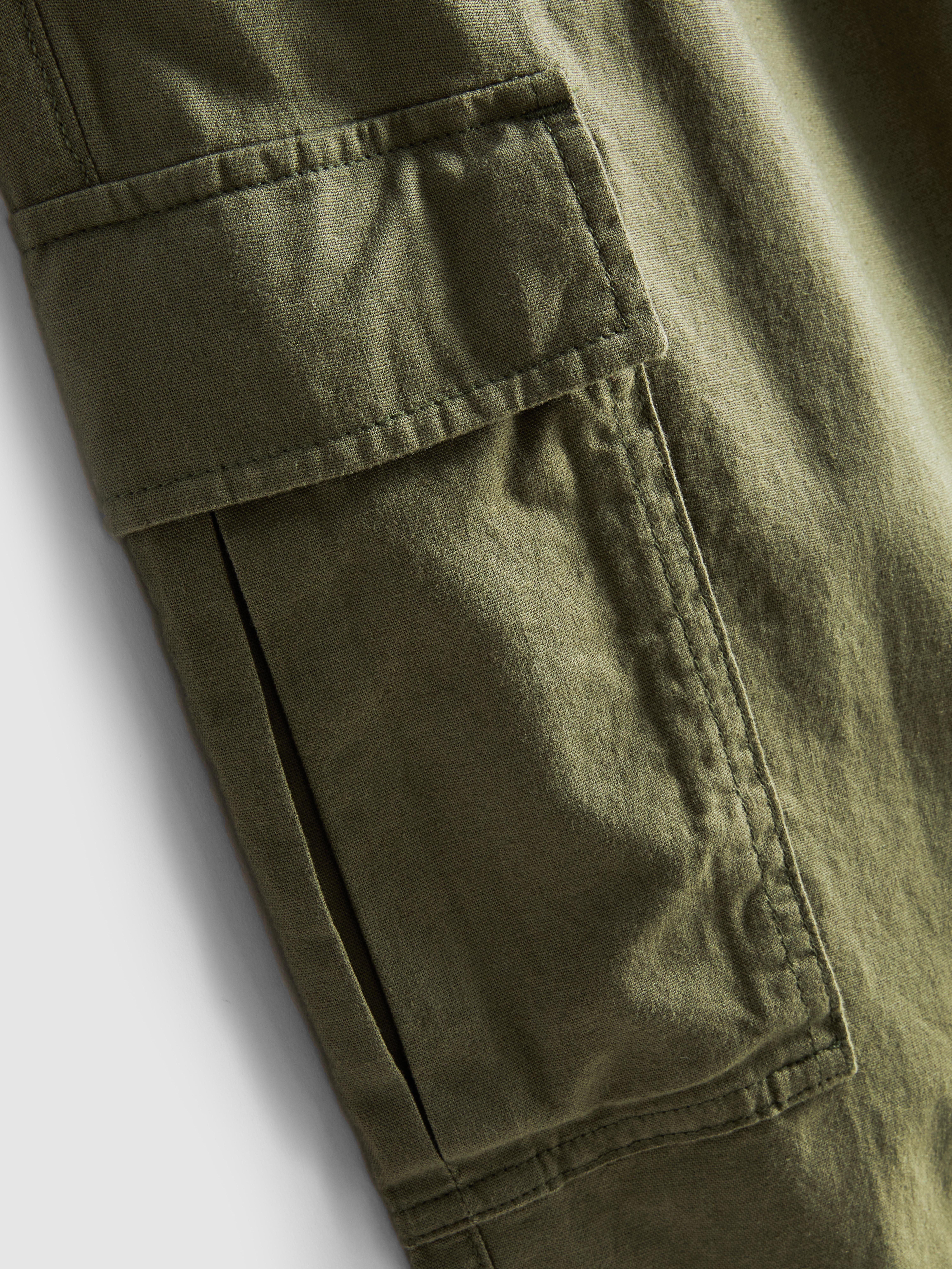 Pantalon cargo à cordon de serrage