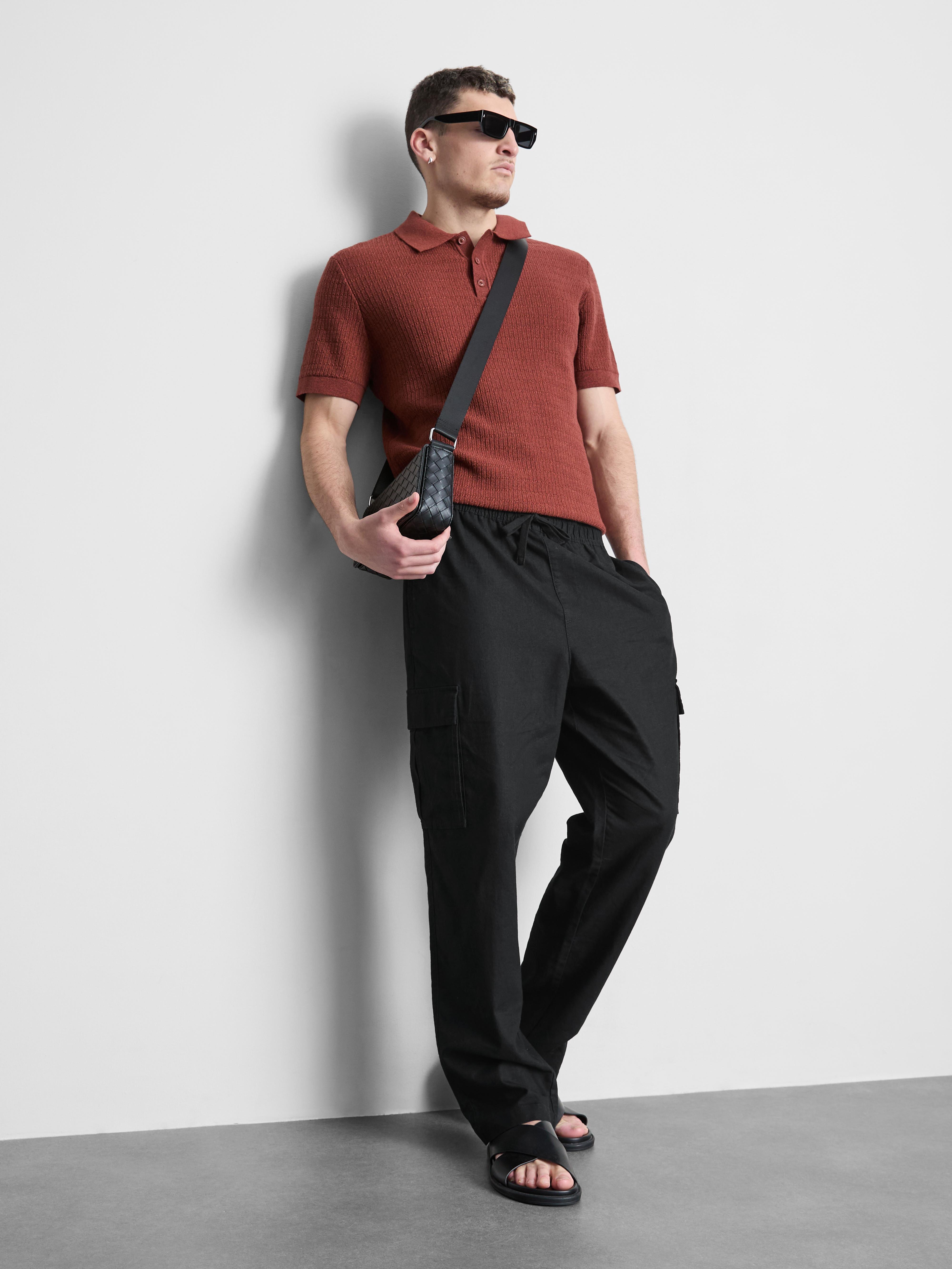 Drawstring Cargo Trousers