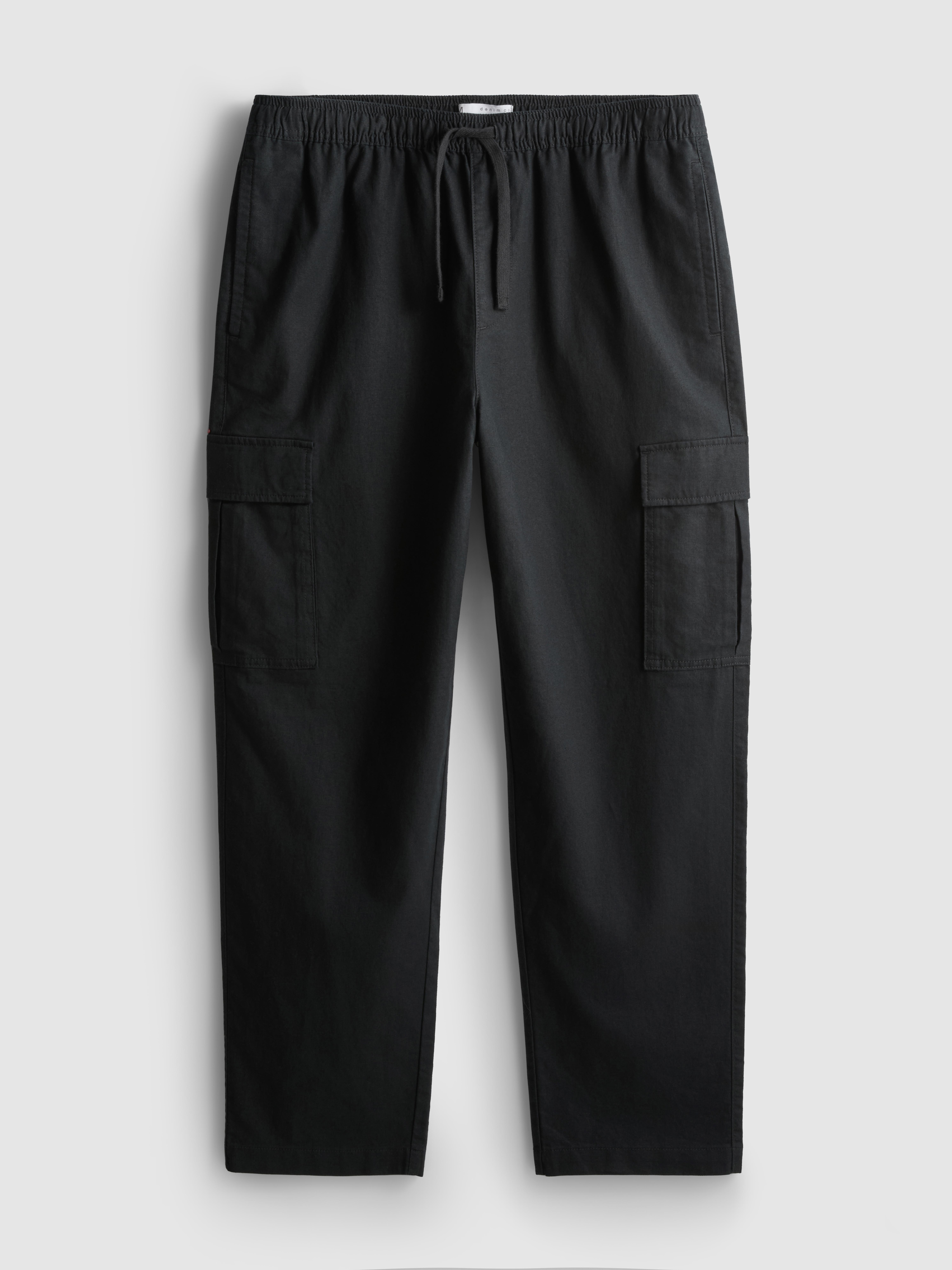 Pantalon cargo à cordon de serrage