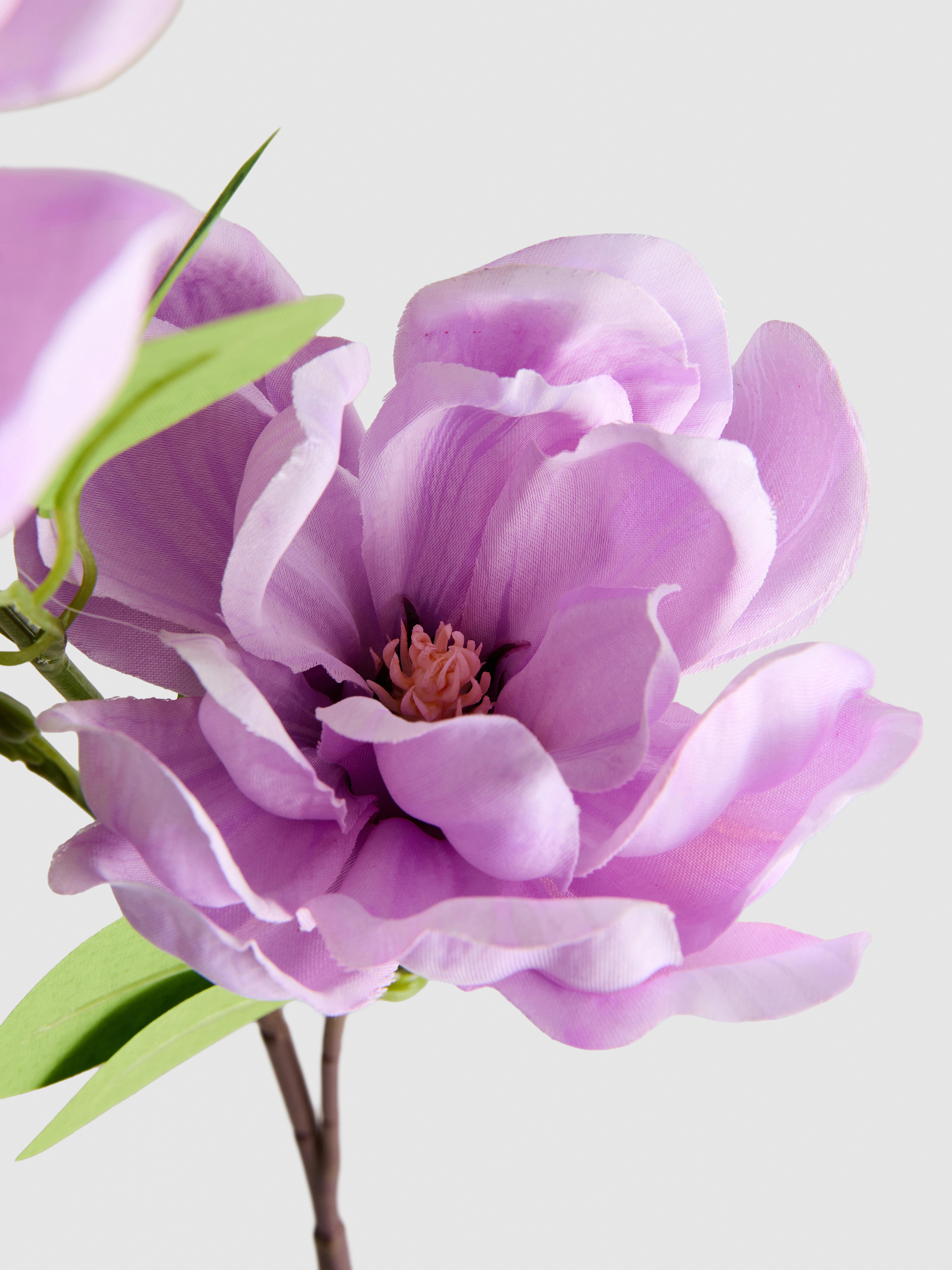 Single Stem Faux Magnolia Ornament