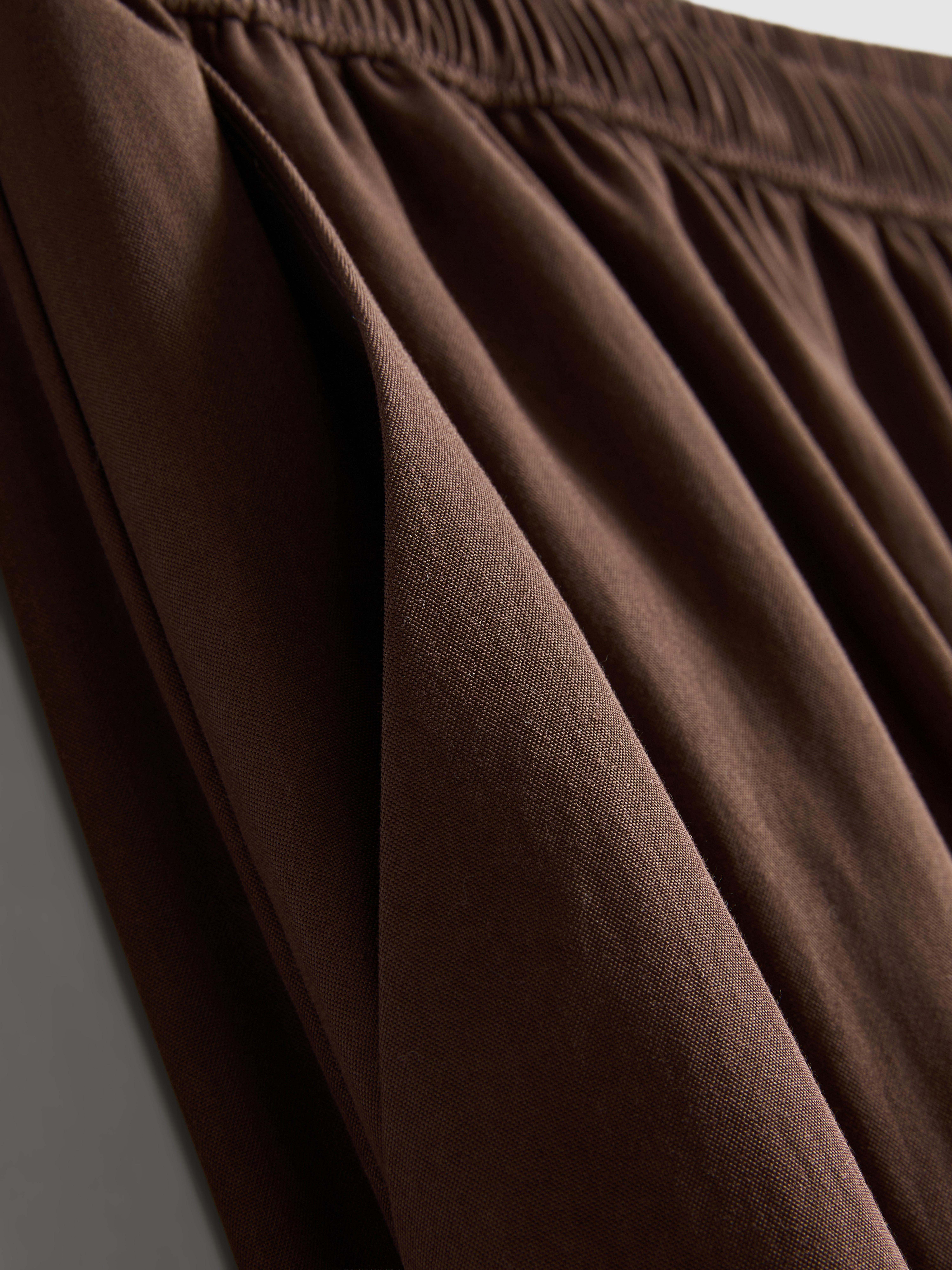 Pantaloni parachute a vita alta