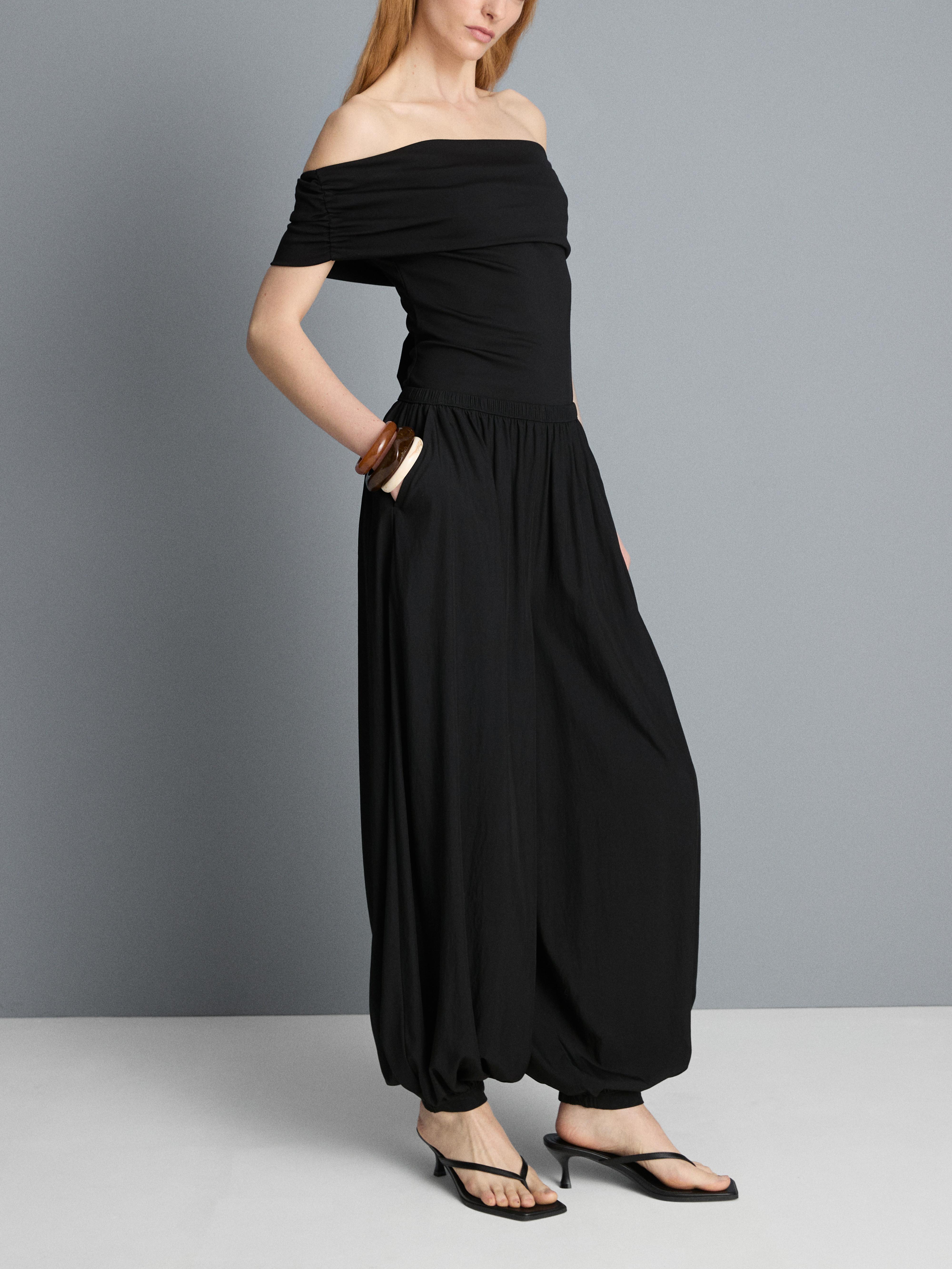 Pantalones de paracaidista de talle alto