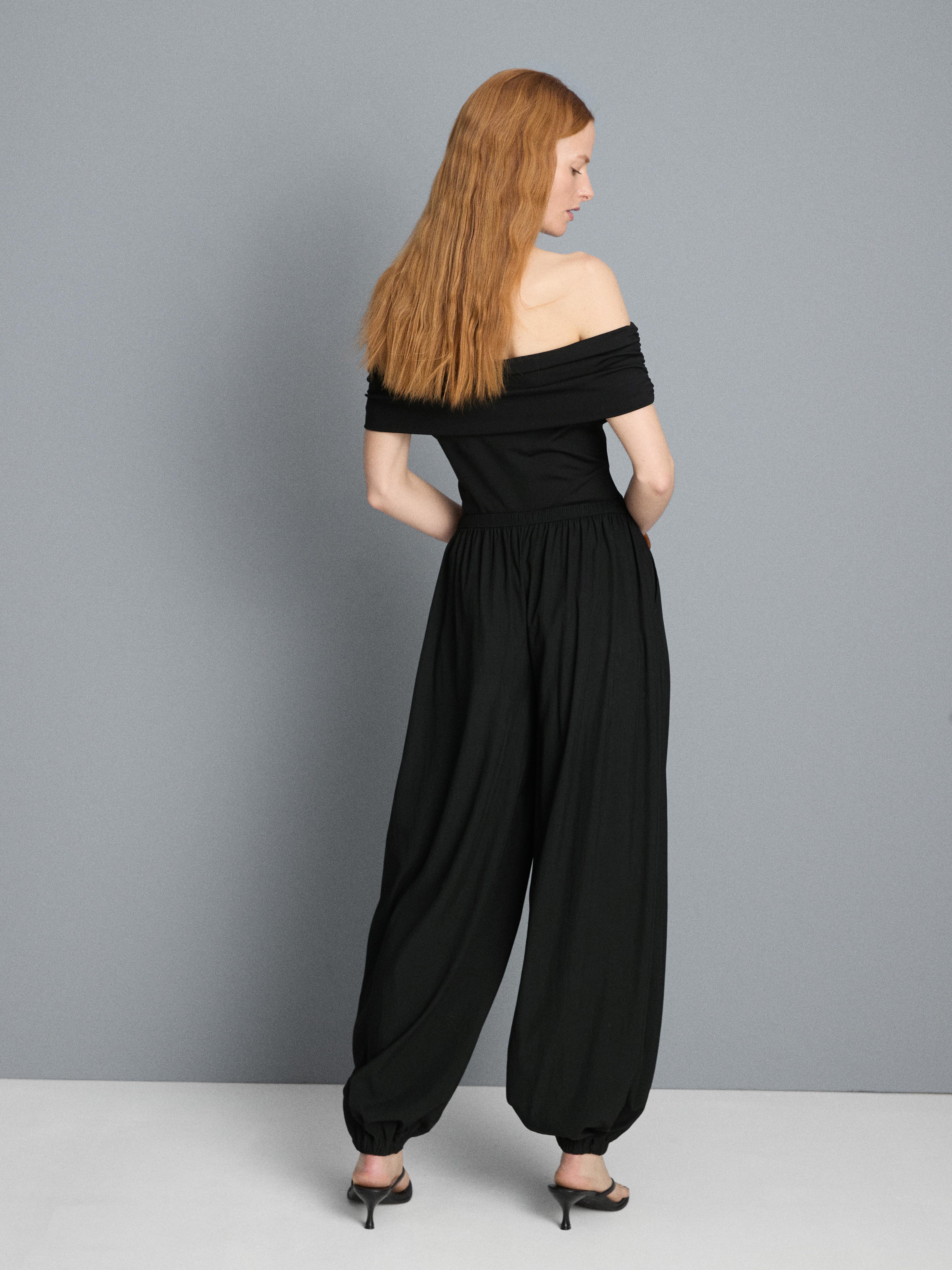 Pantalones de paracaidista de talle alto
