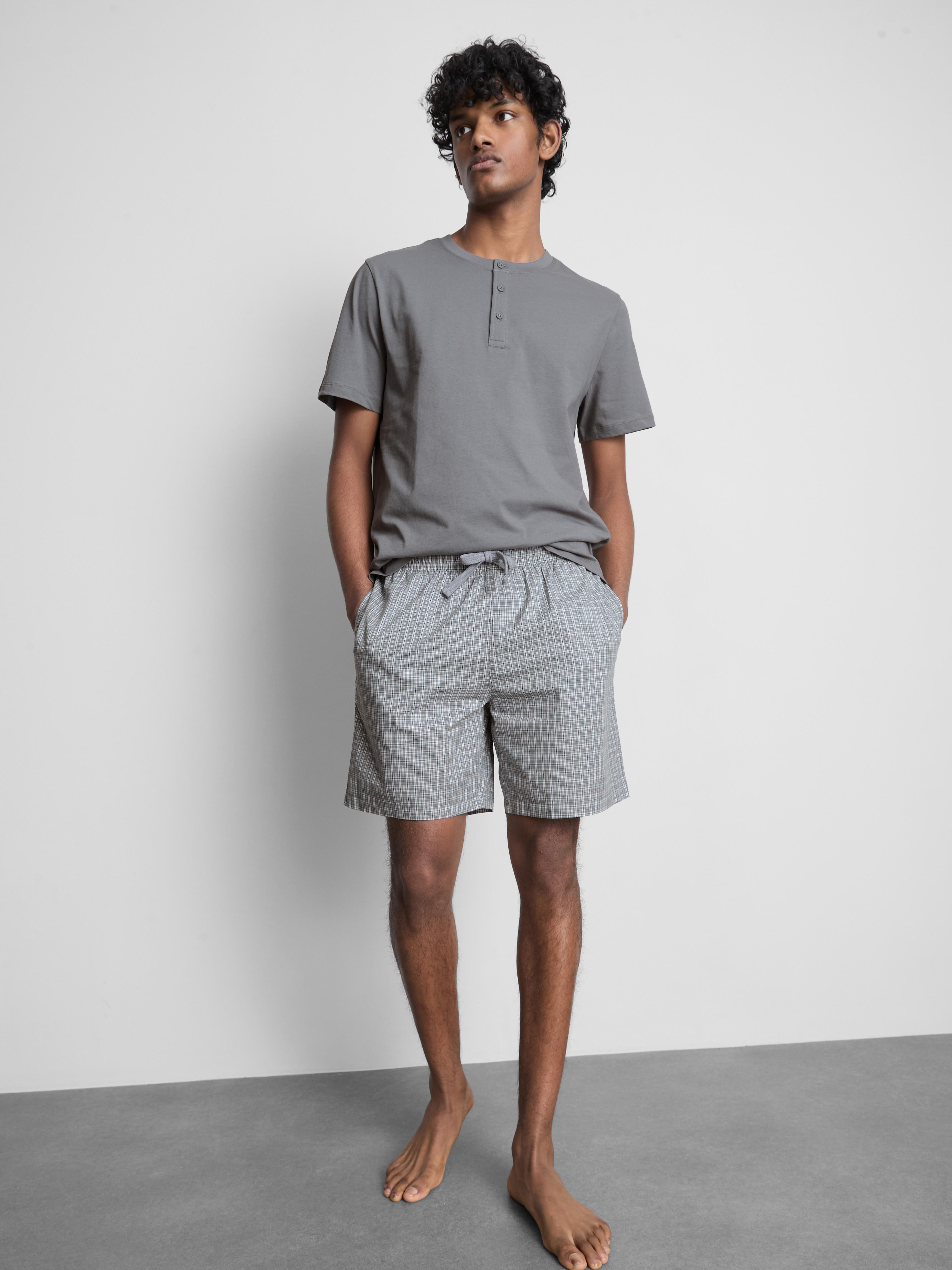 Pyjama short à carreaux