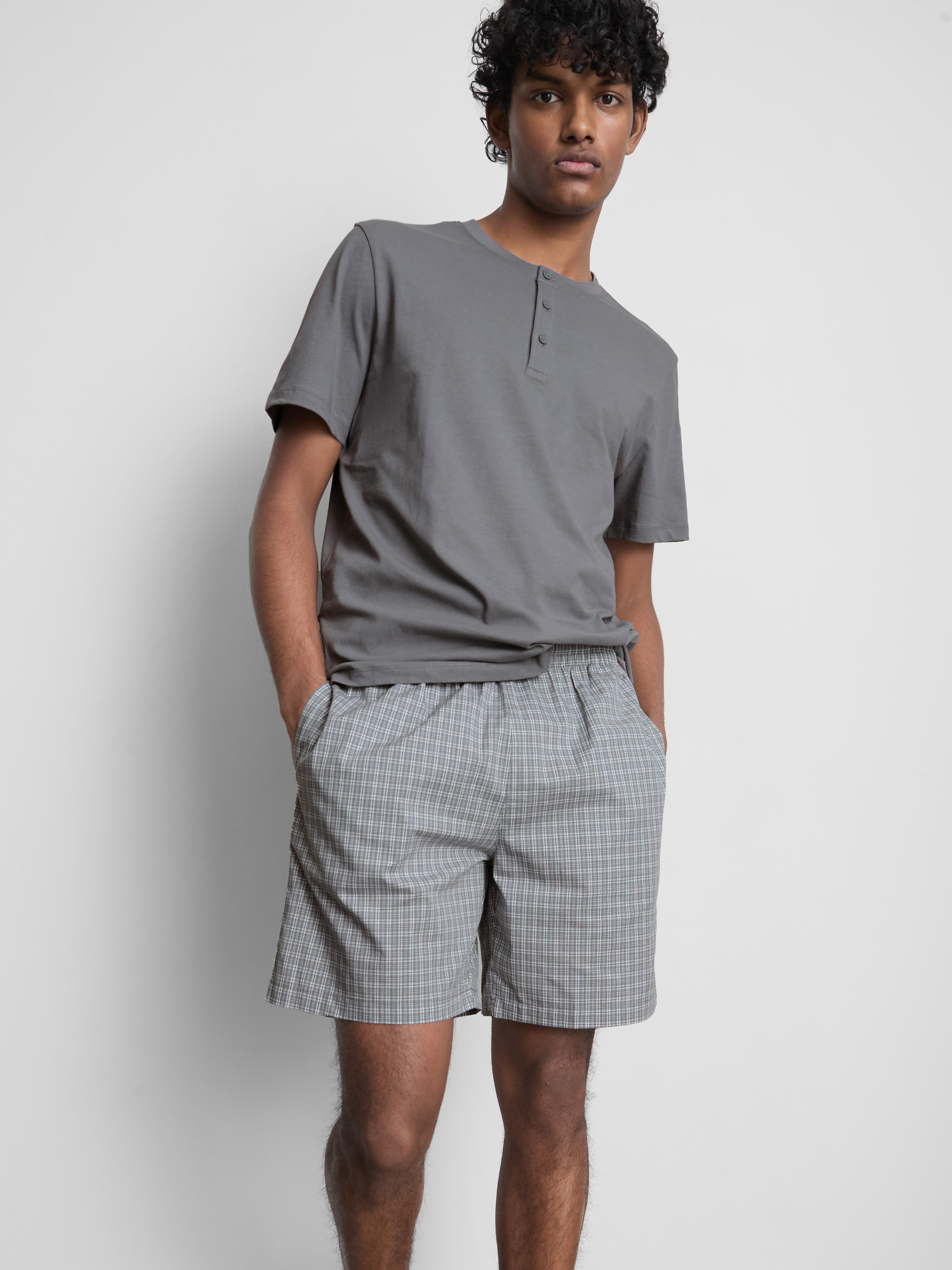Pyjama short à carreaux