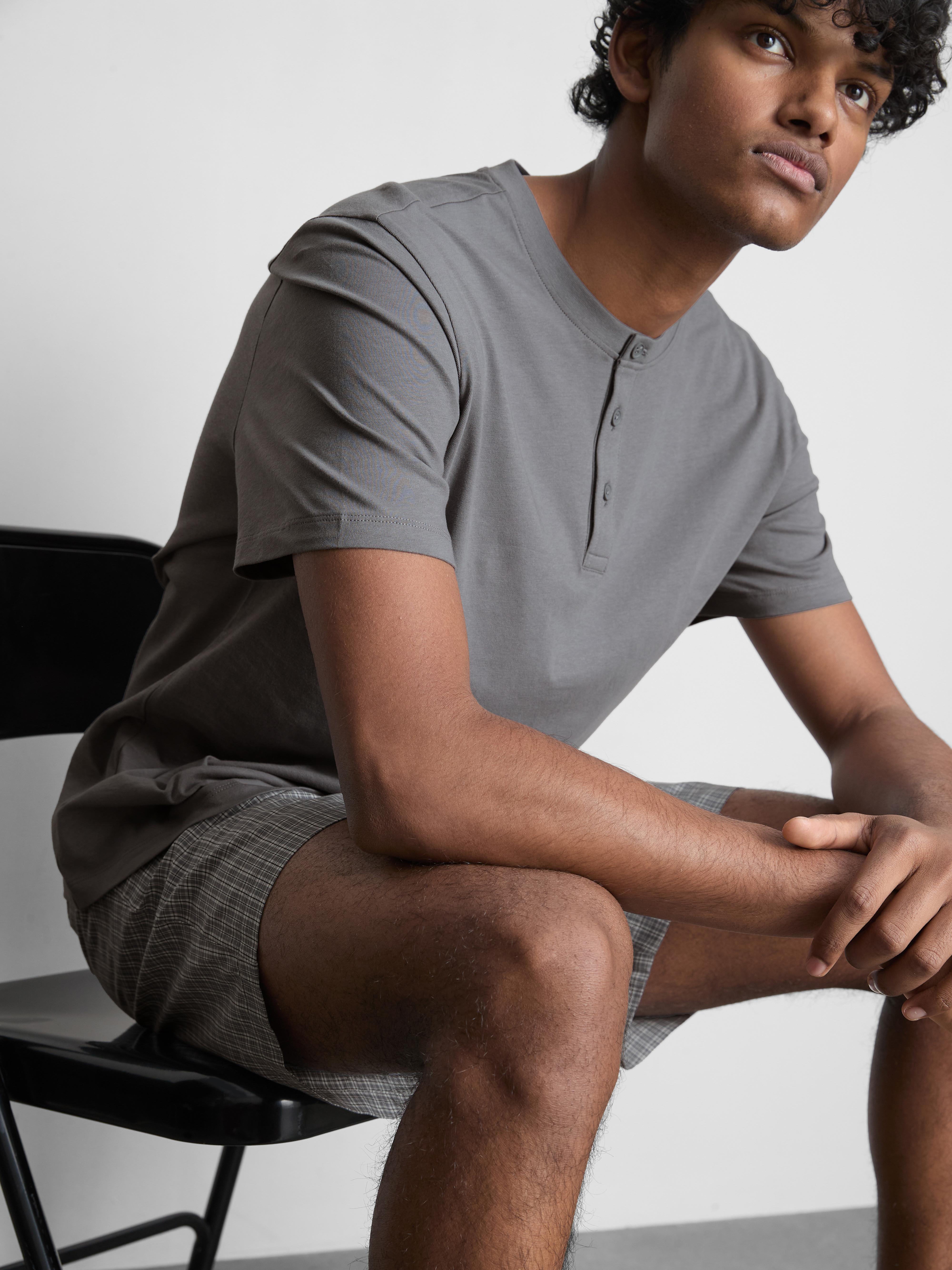 Pyjama short à carreaux