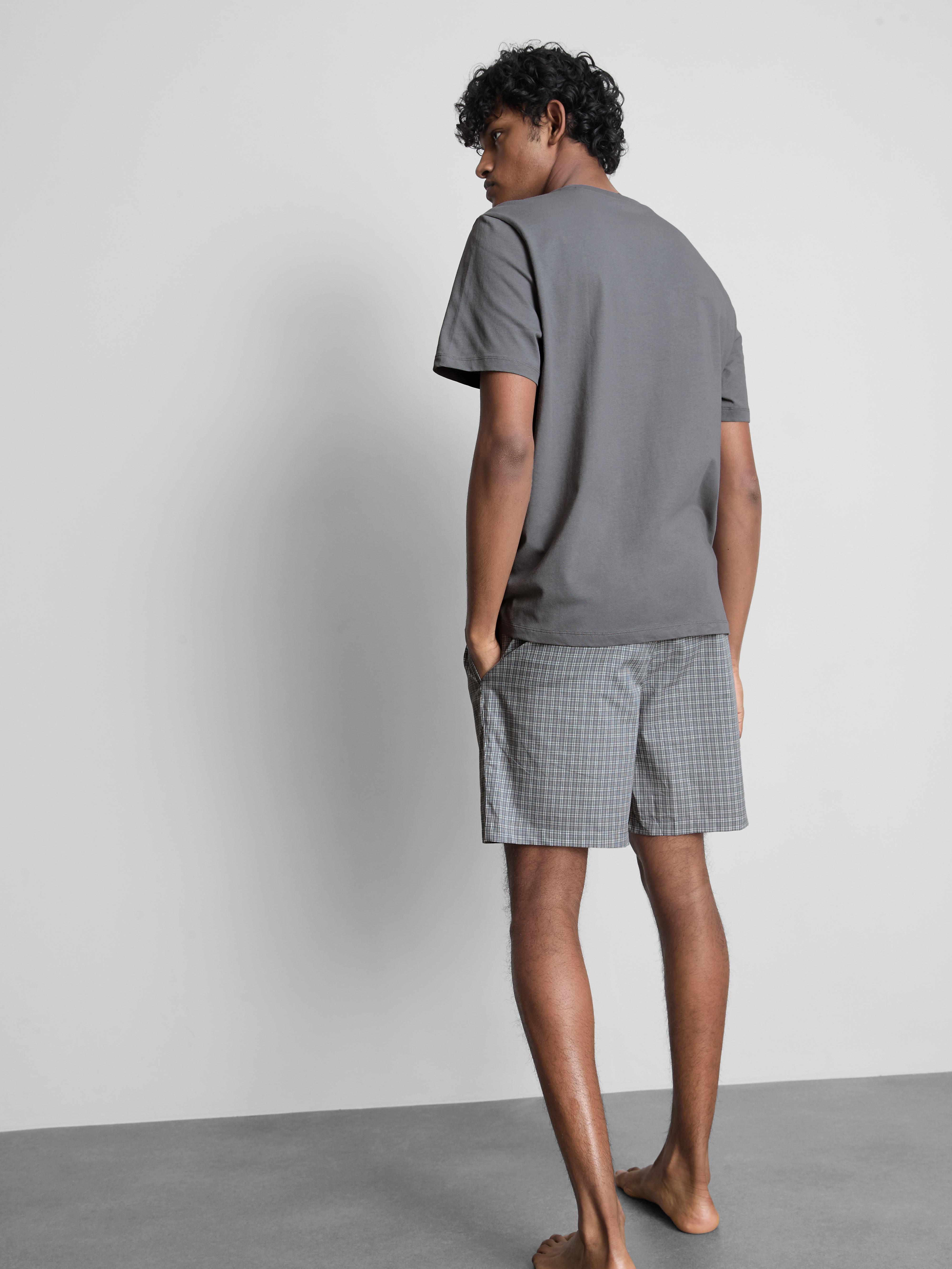 Pyjama short à carreaux