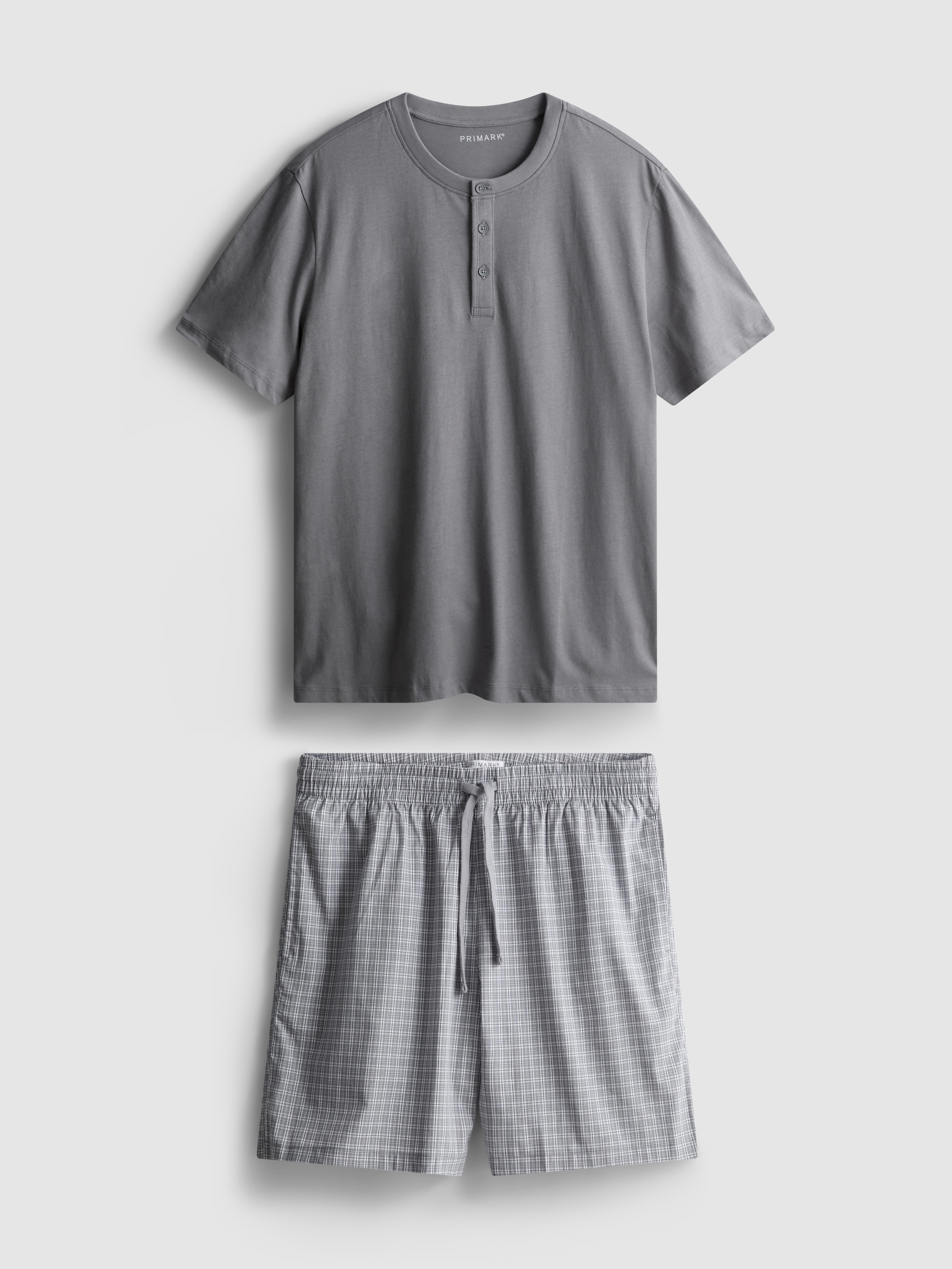Pyjama short à carreaux