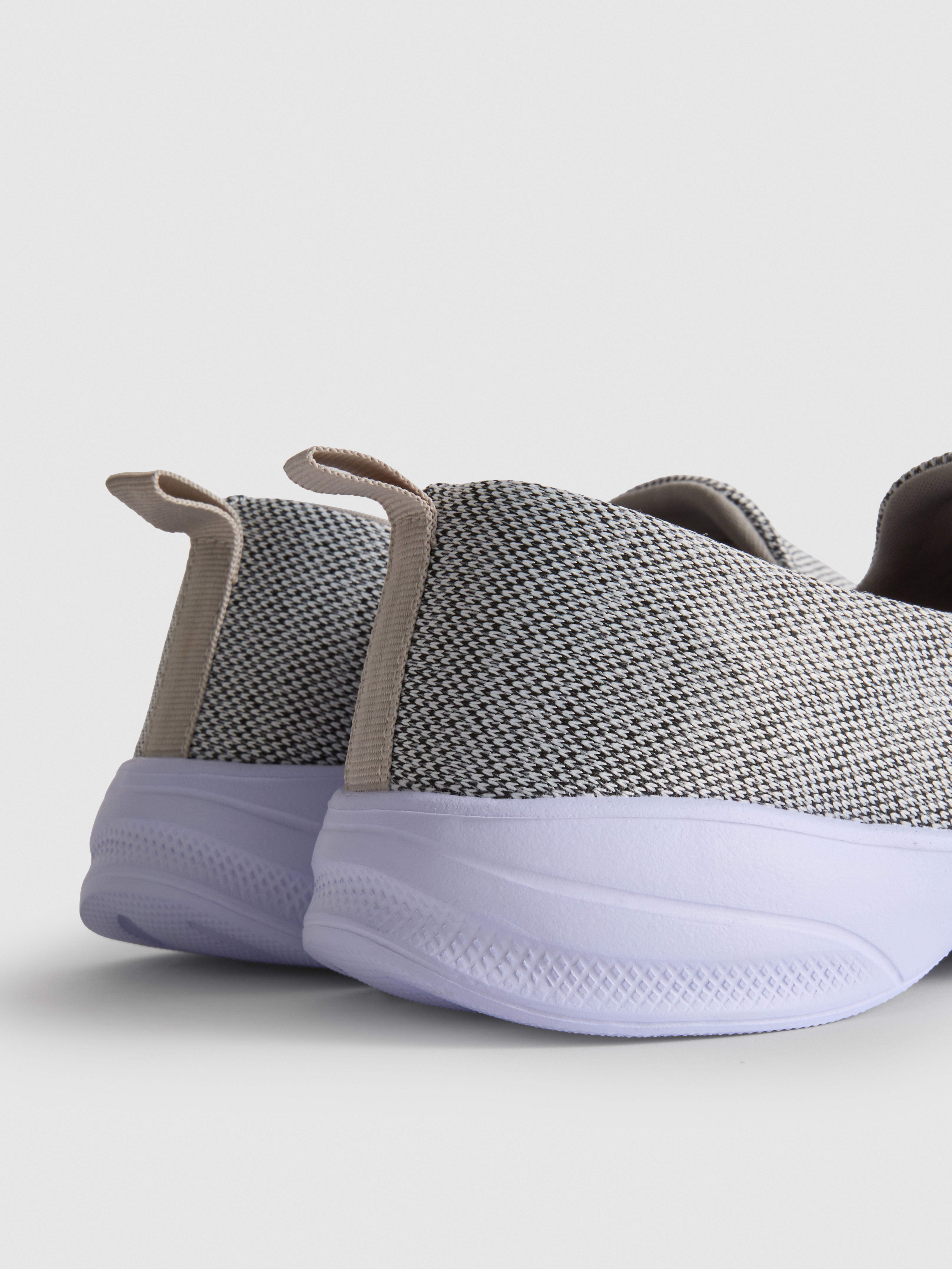 Textured Slip-On Sneakers