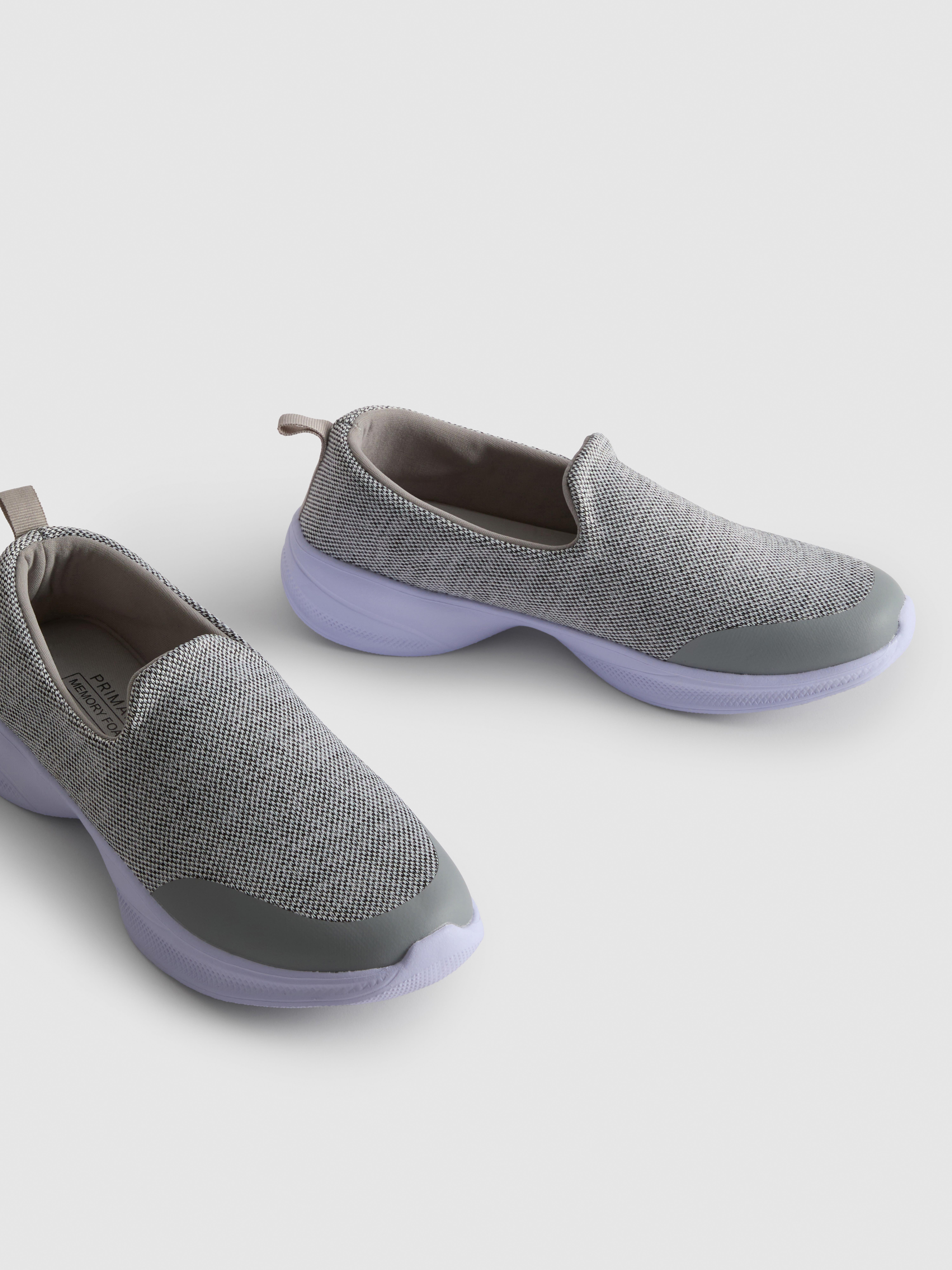 Textured Slip-On Sneakers