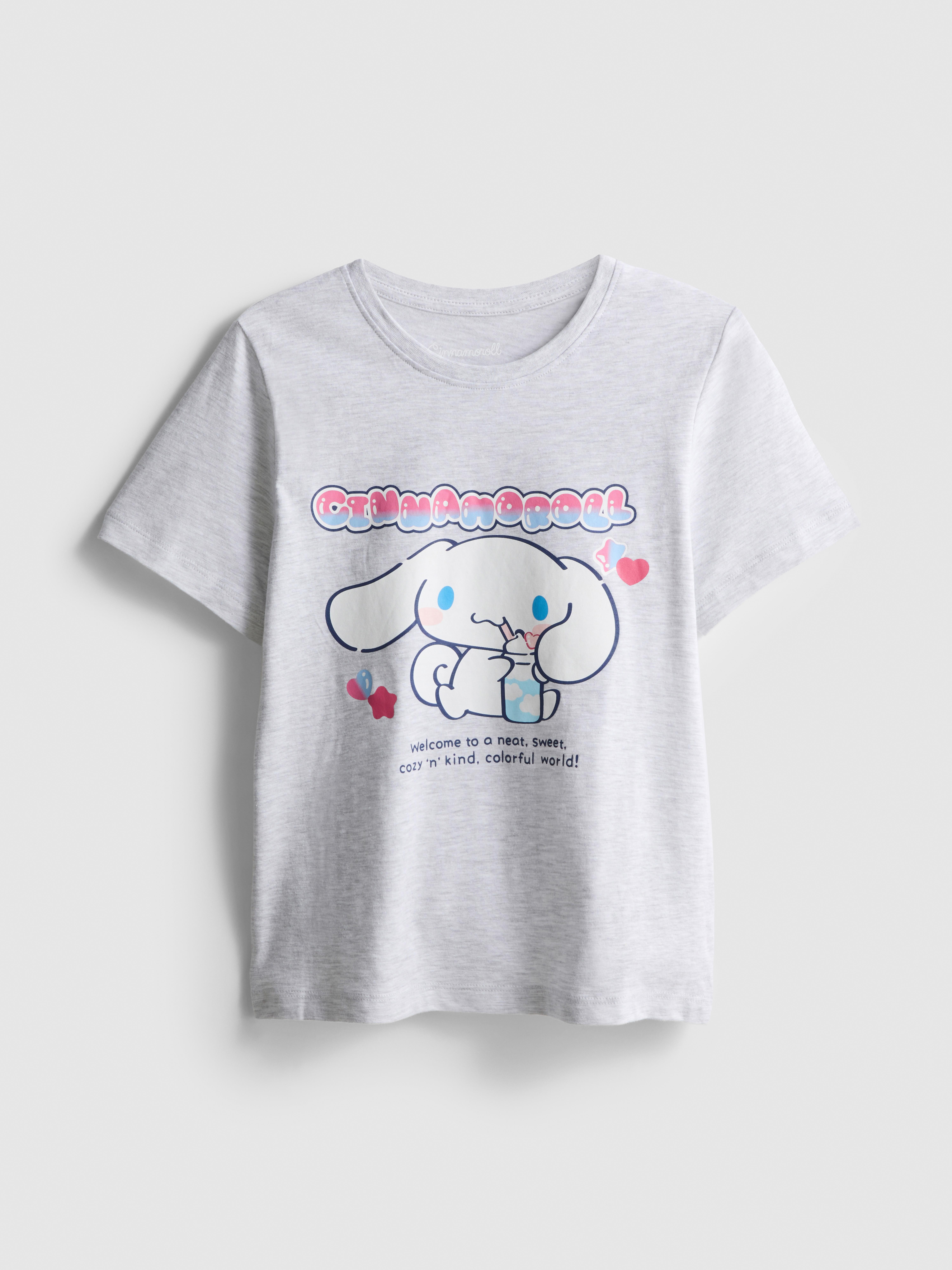 7-15yrs | Hello Kitty Cinnamoroll T-Shirt