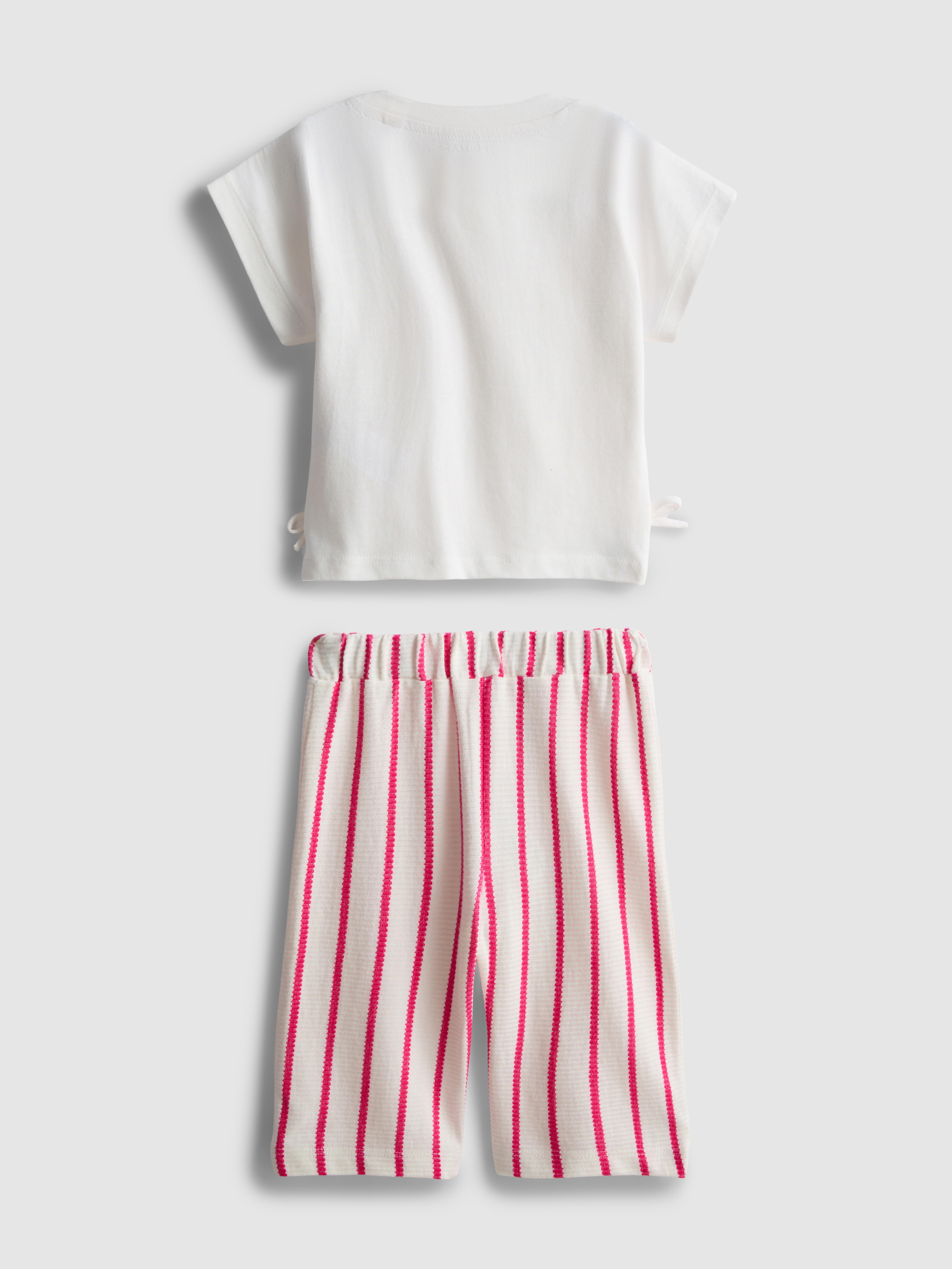 0-36mths | Fruit Appliqué T-Shirt and Shorts Set