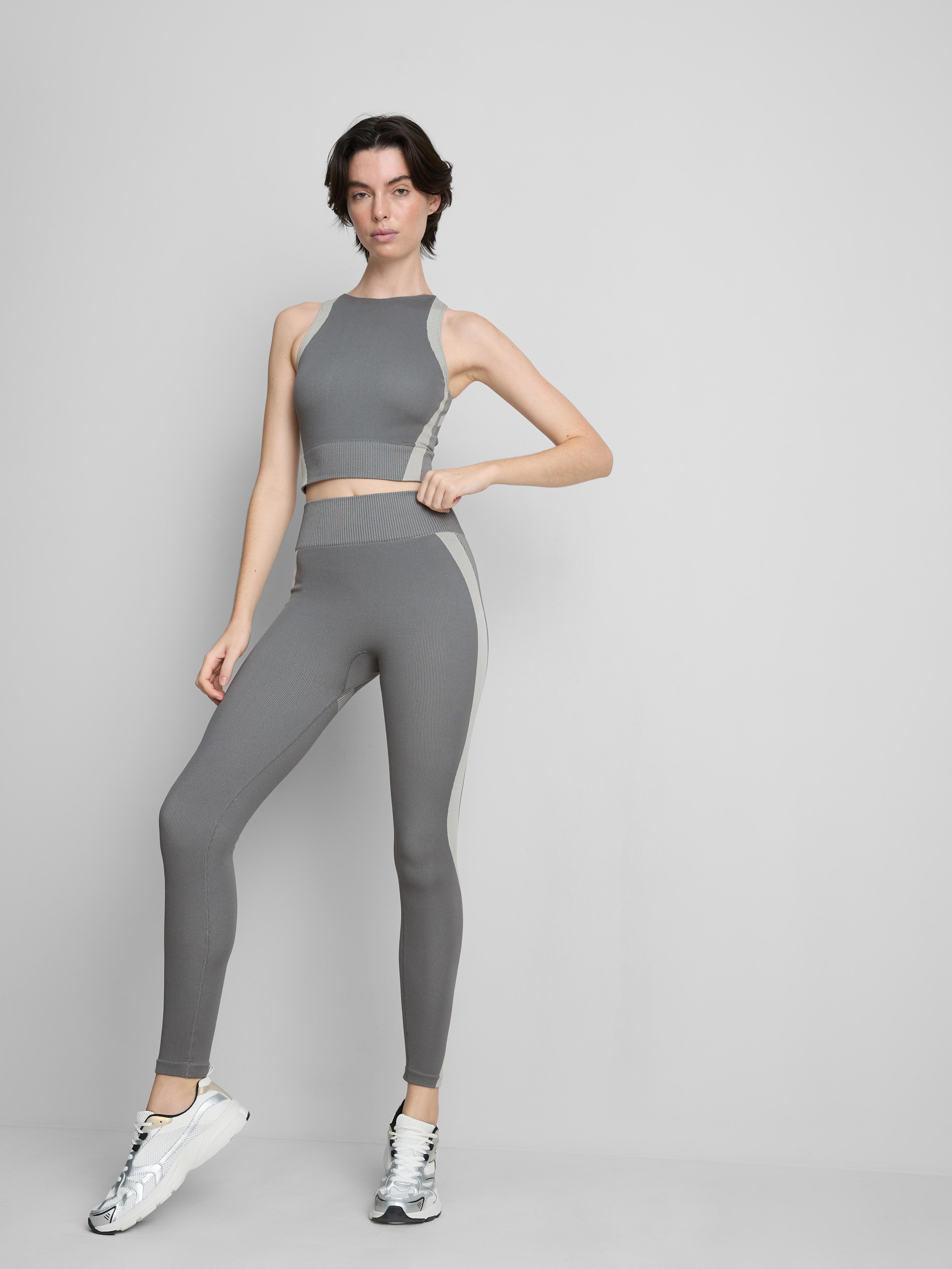 Seamless Contrast Active Vest