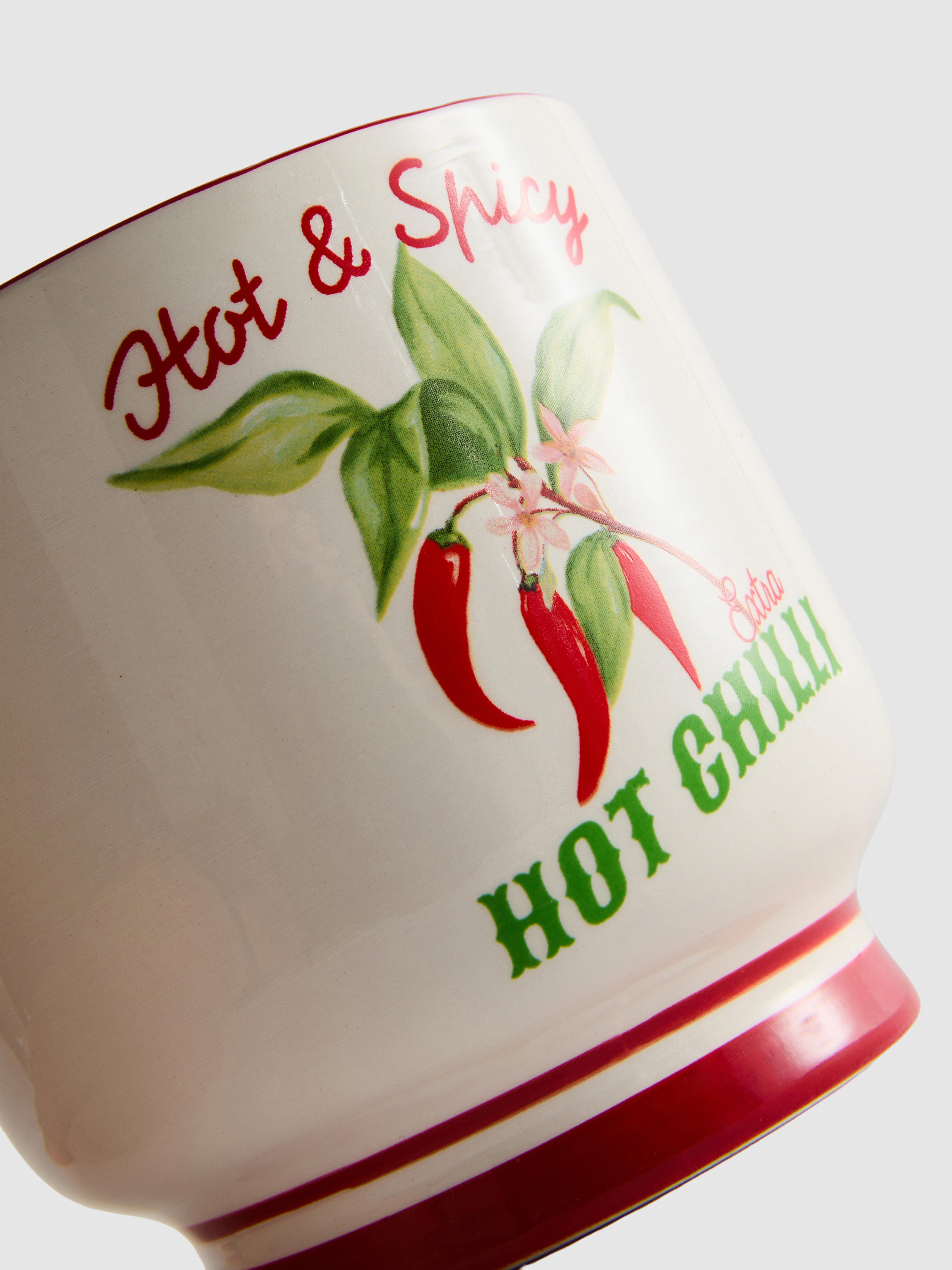 Ceramic Chilli Plant Pot