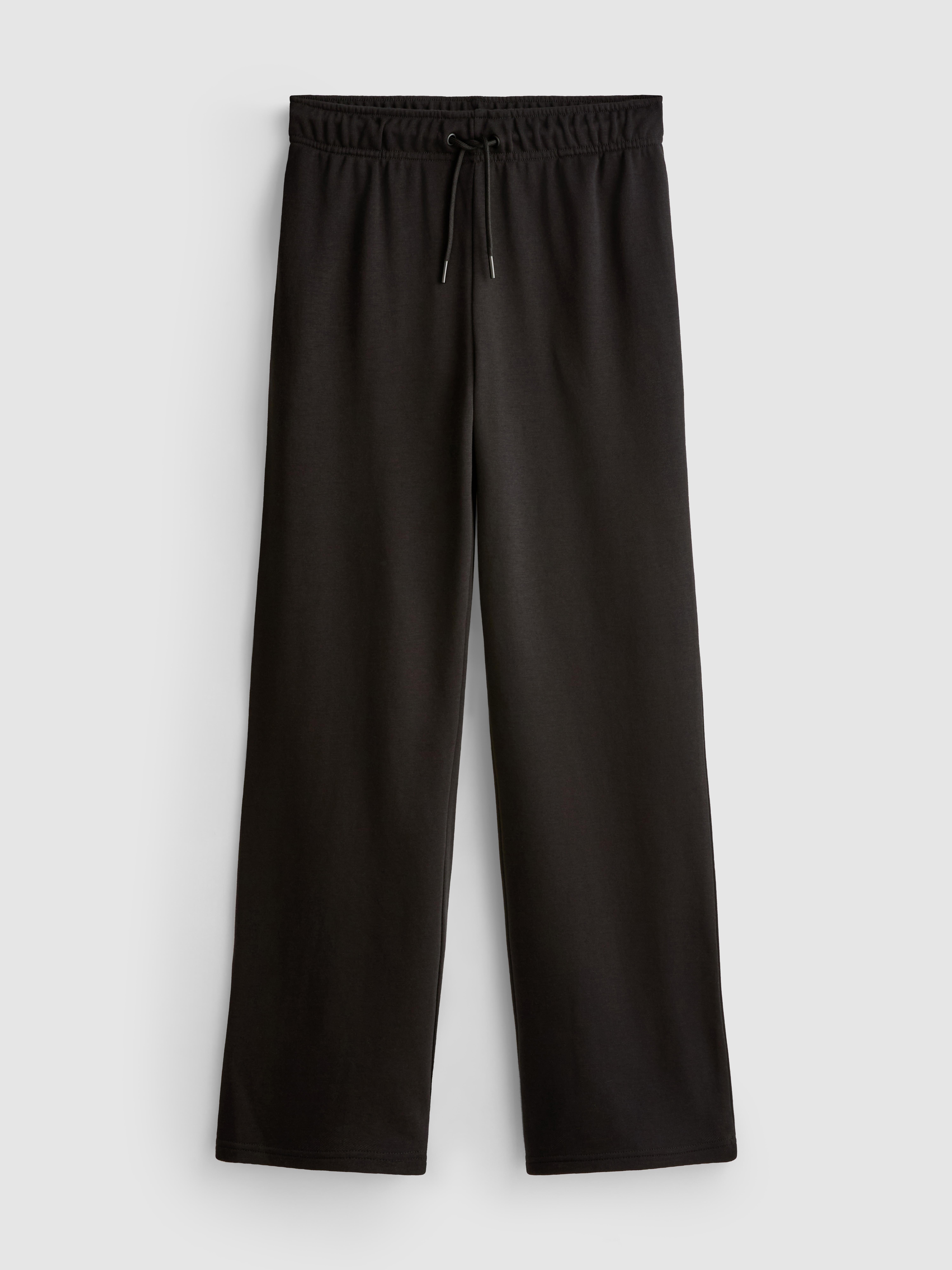 Joggers clásicos rectos en mezcla de algodón