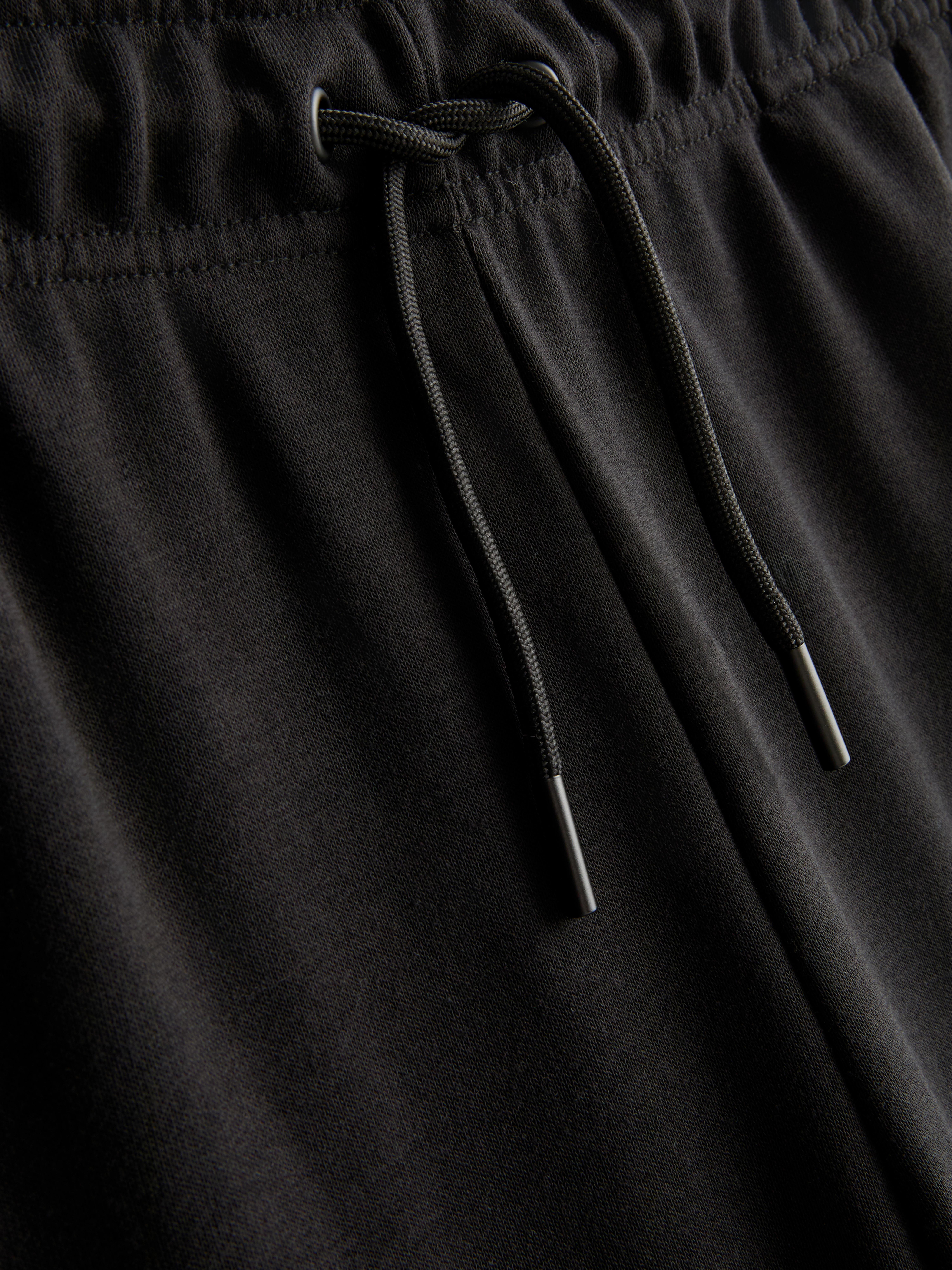 Joggers clásicos rectos en mezcla de algodón