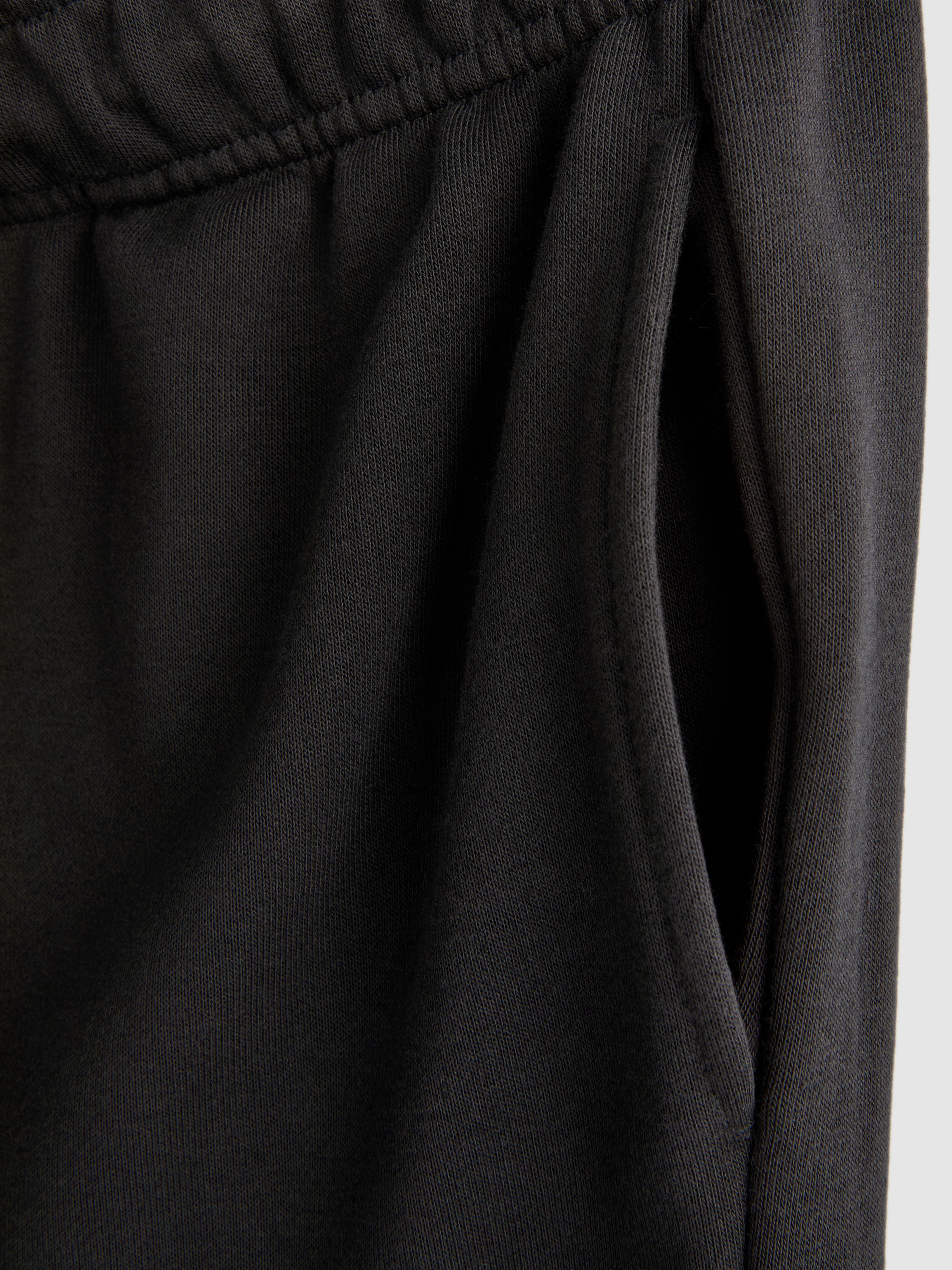 Joggers clásicos rectos en mezcla de algodón