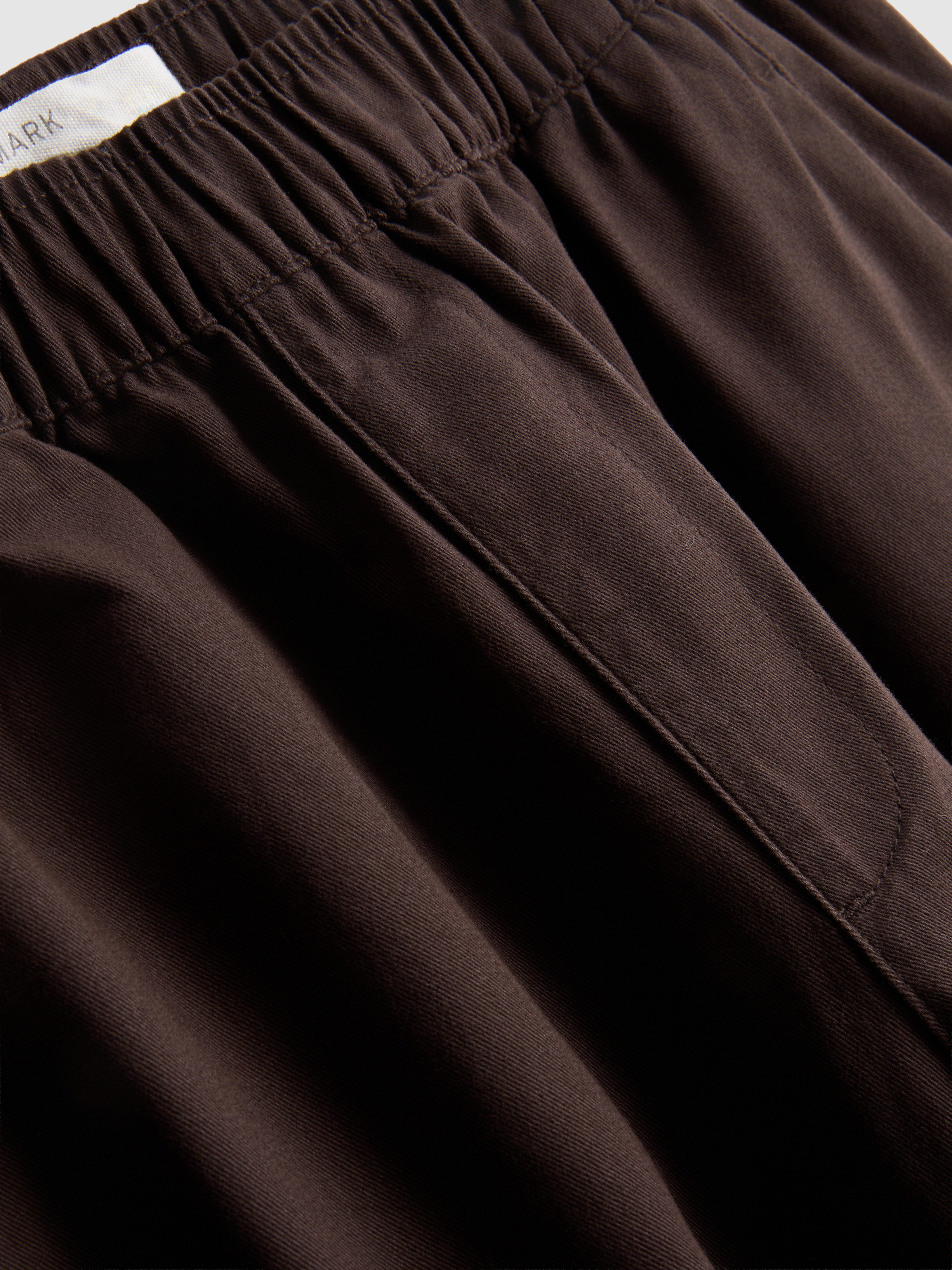 Cotton Wide Leg Utility Trousers