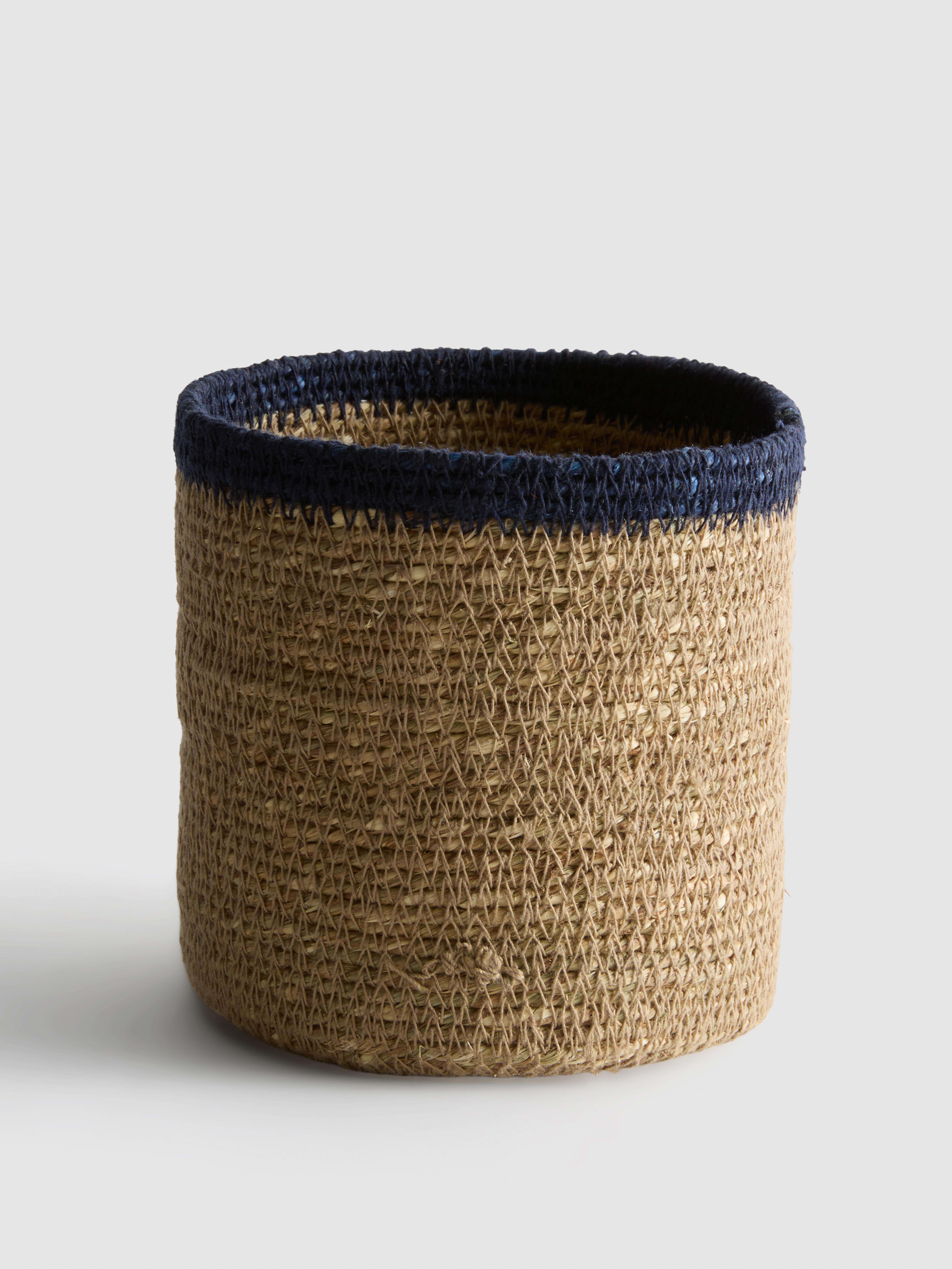 Panier de rangement tissé