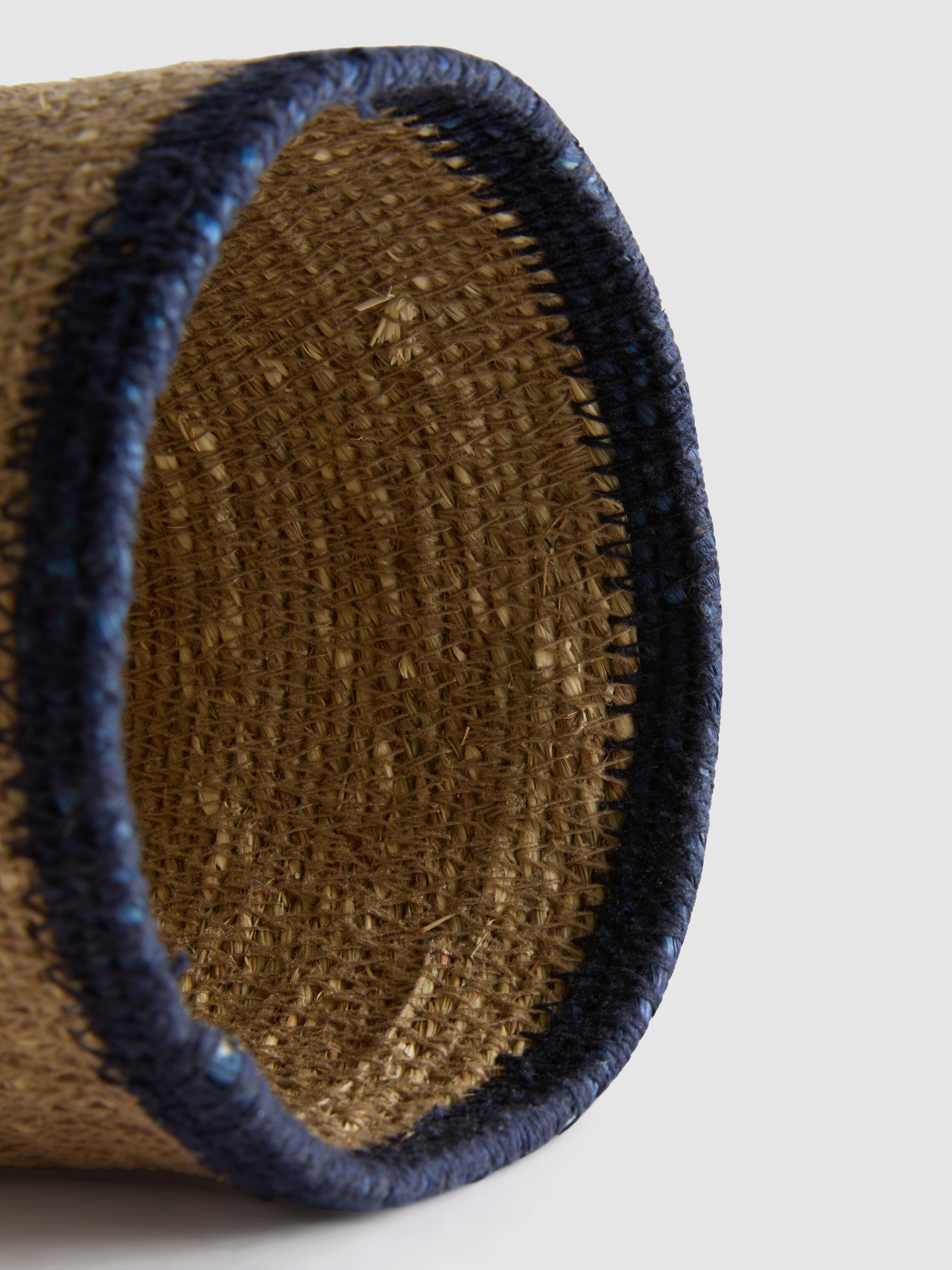 FANSU Cestello portaoggetti Cotone e Lino, Cesto Storage Cesto della Intrecciato Scatola portaoggetti Rivestimento Impermeabile maneggiare su Entrambi i Lati Pieghevole 1/5pc