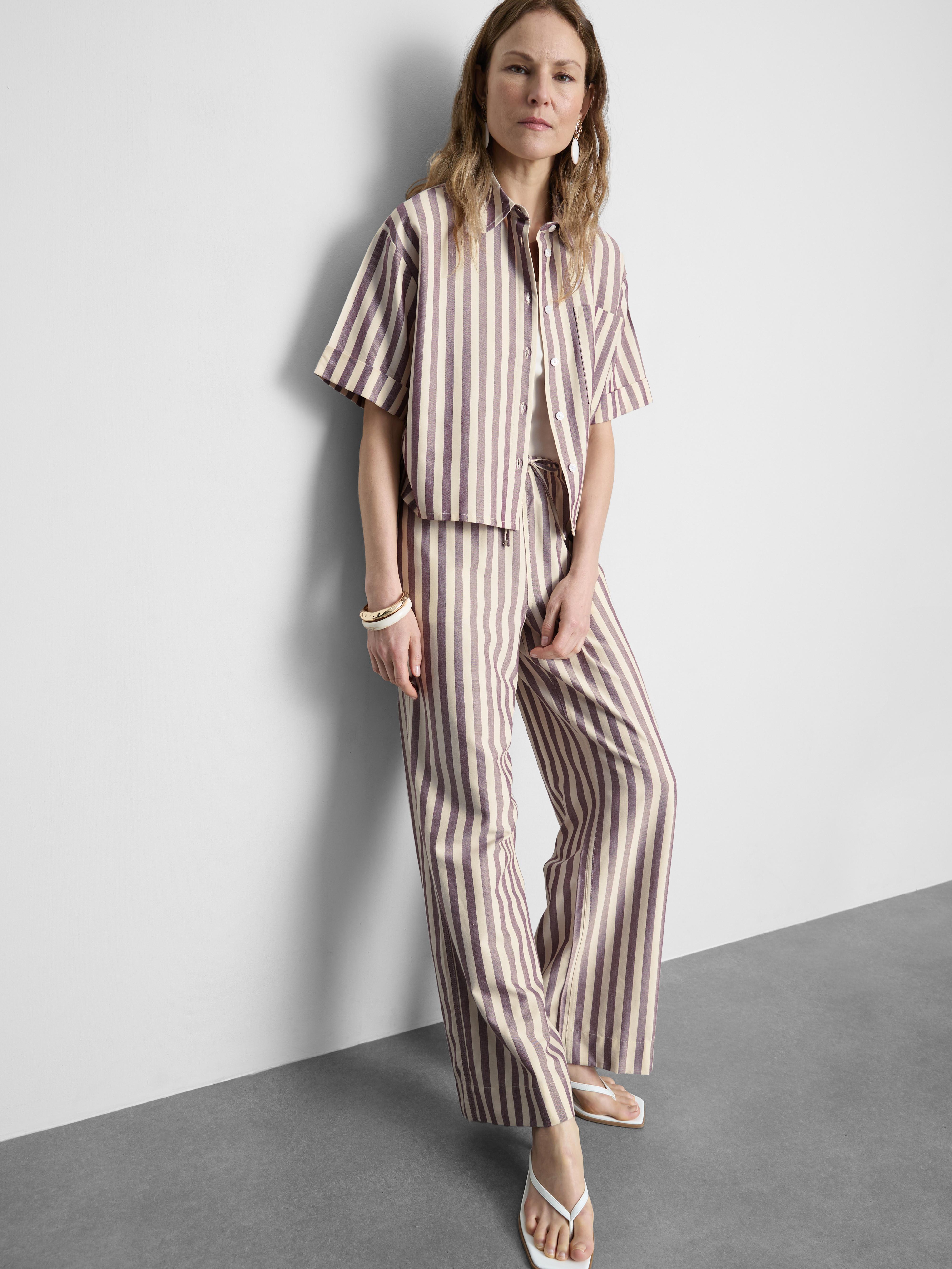 Chemise Oxford droite courte à manches courtes