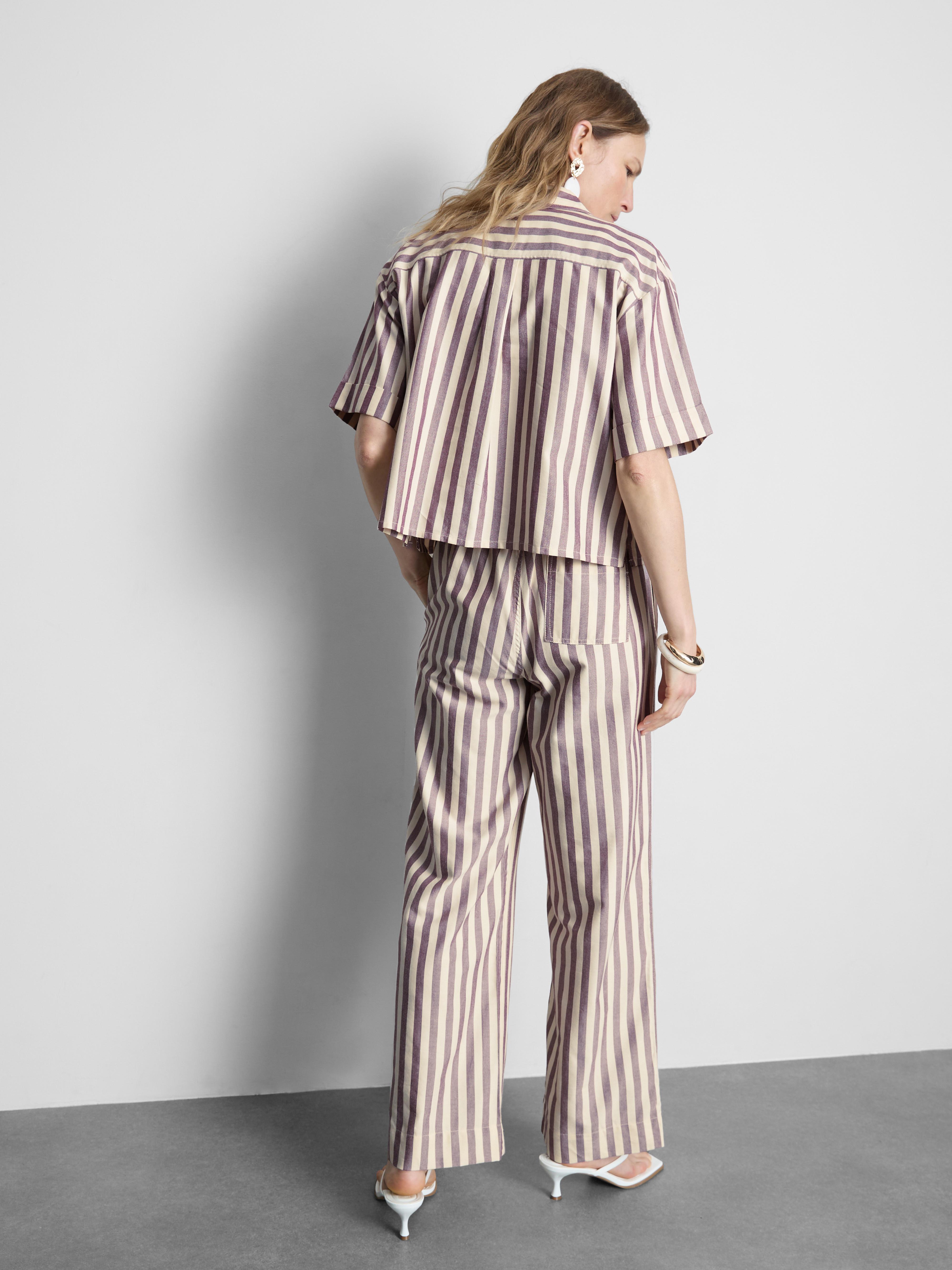 Chemise Oxford droite courte à manches courtes