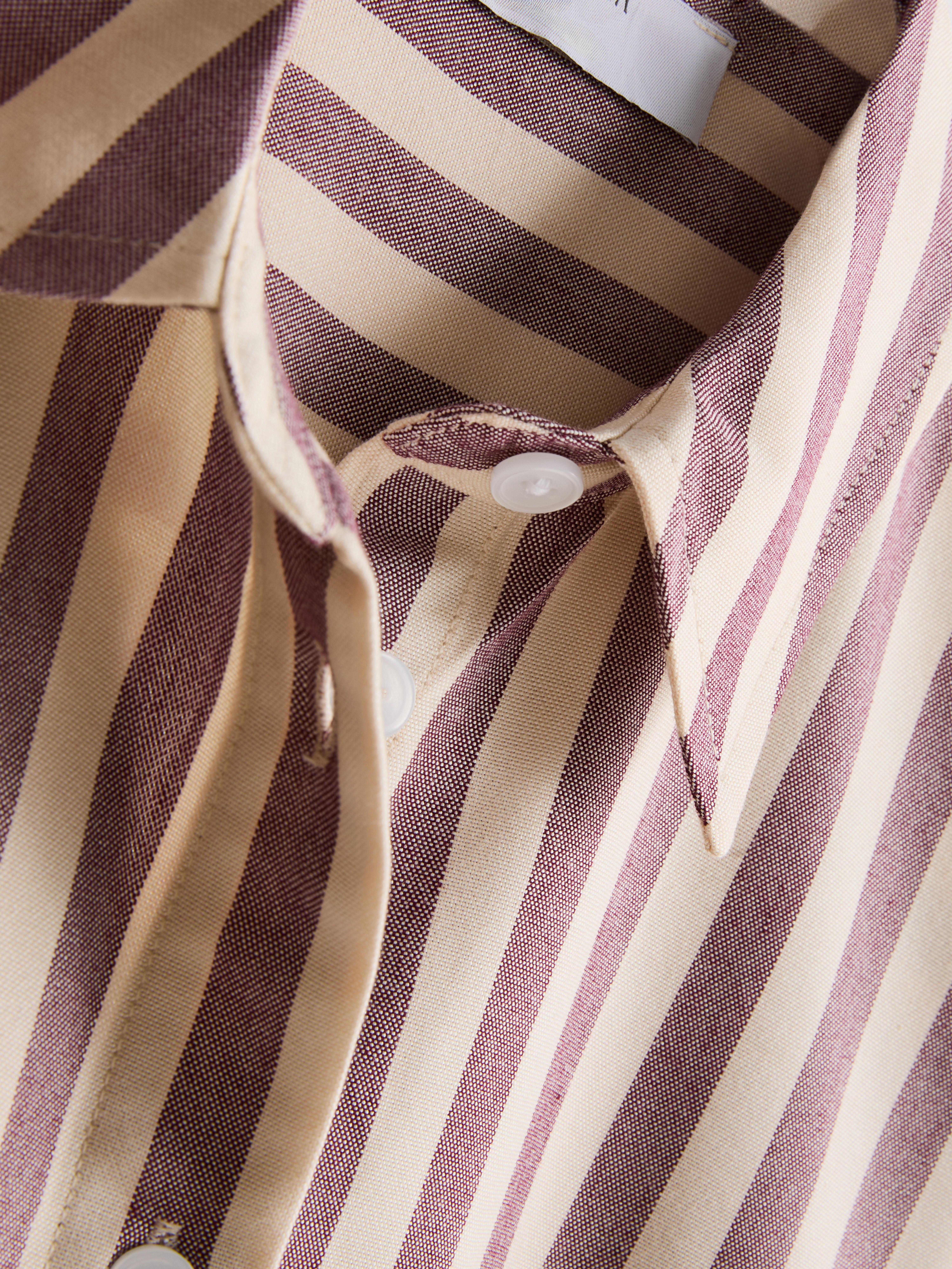 Chemise Oxford droite courte à manches courtes