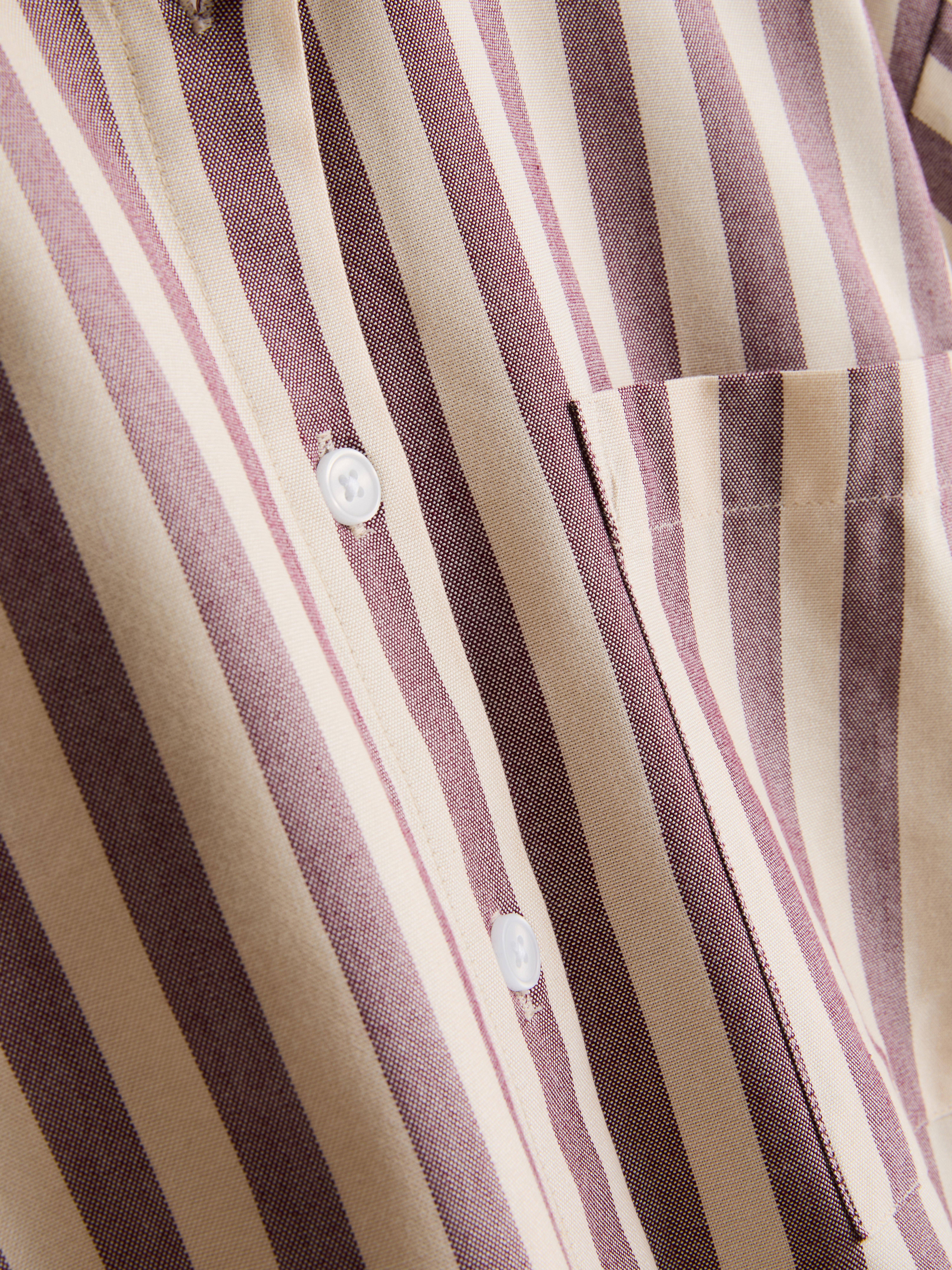 Chemise Oxford droite courte à manches courtes