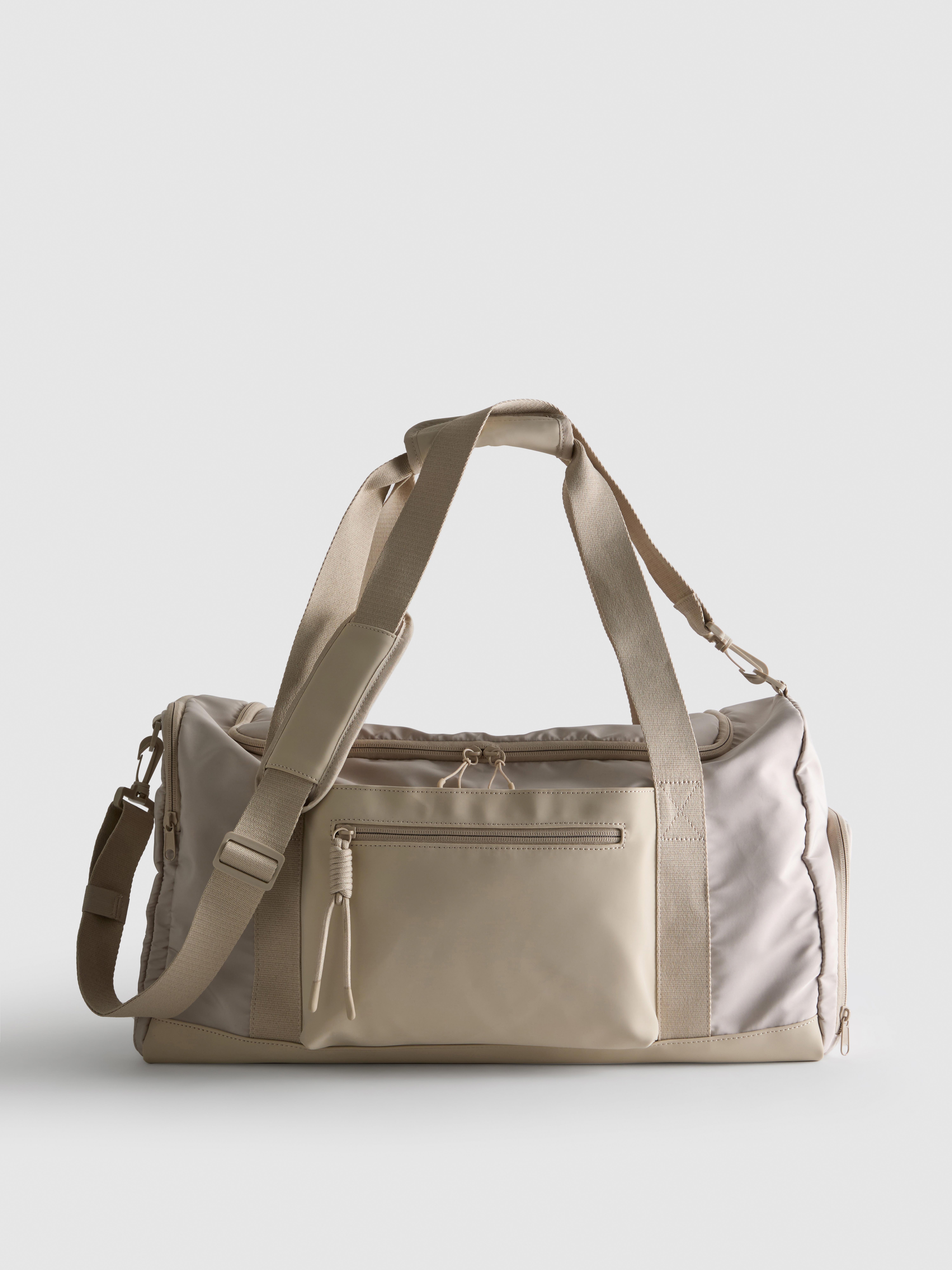 Sac week-end de voyage Écru